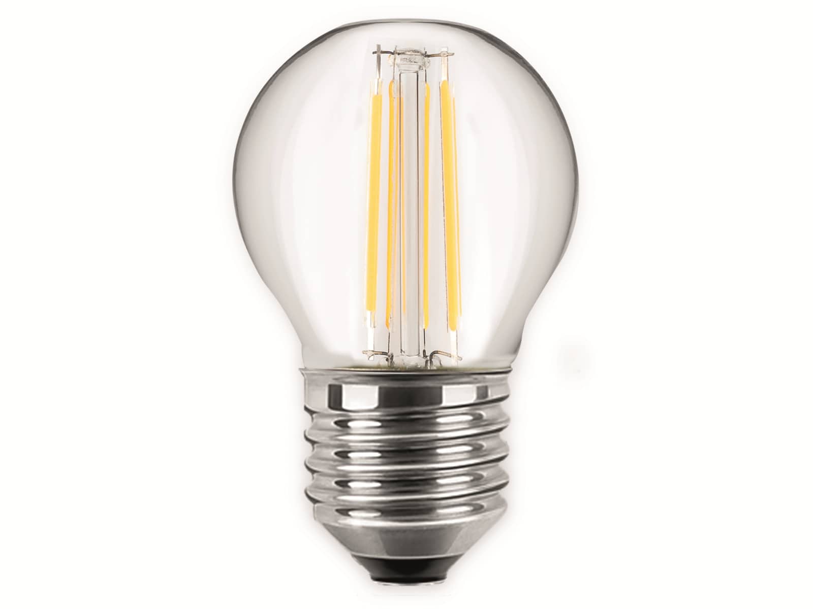 BLULAXA LED-Lampe 49085 Mini Globe Filament, E27, EEK: F, 4,5 W, 470 lm, 2700 K, dimmbar