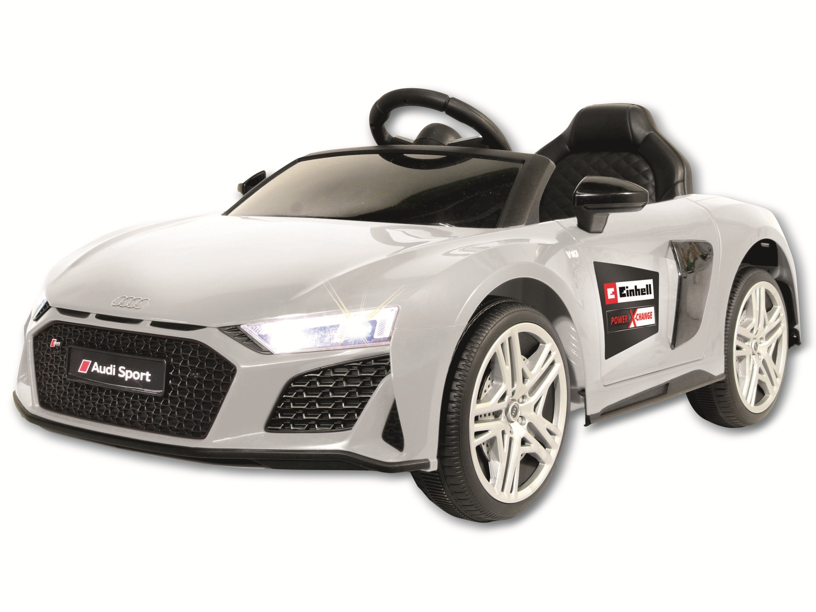 Kinder-Elektrofahrzeug Jamara Ride-on Audi R8 Spyder weiß, 18V Einhell Akku