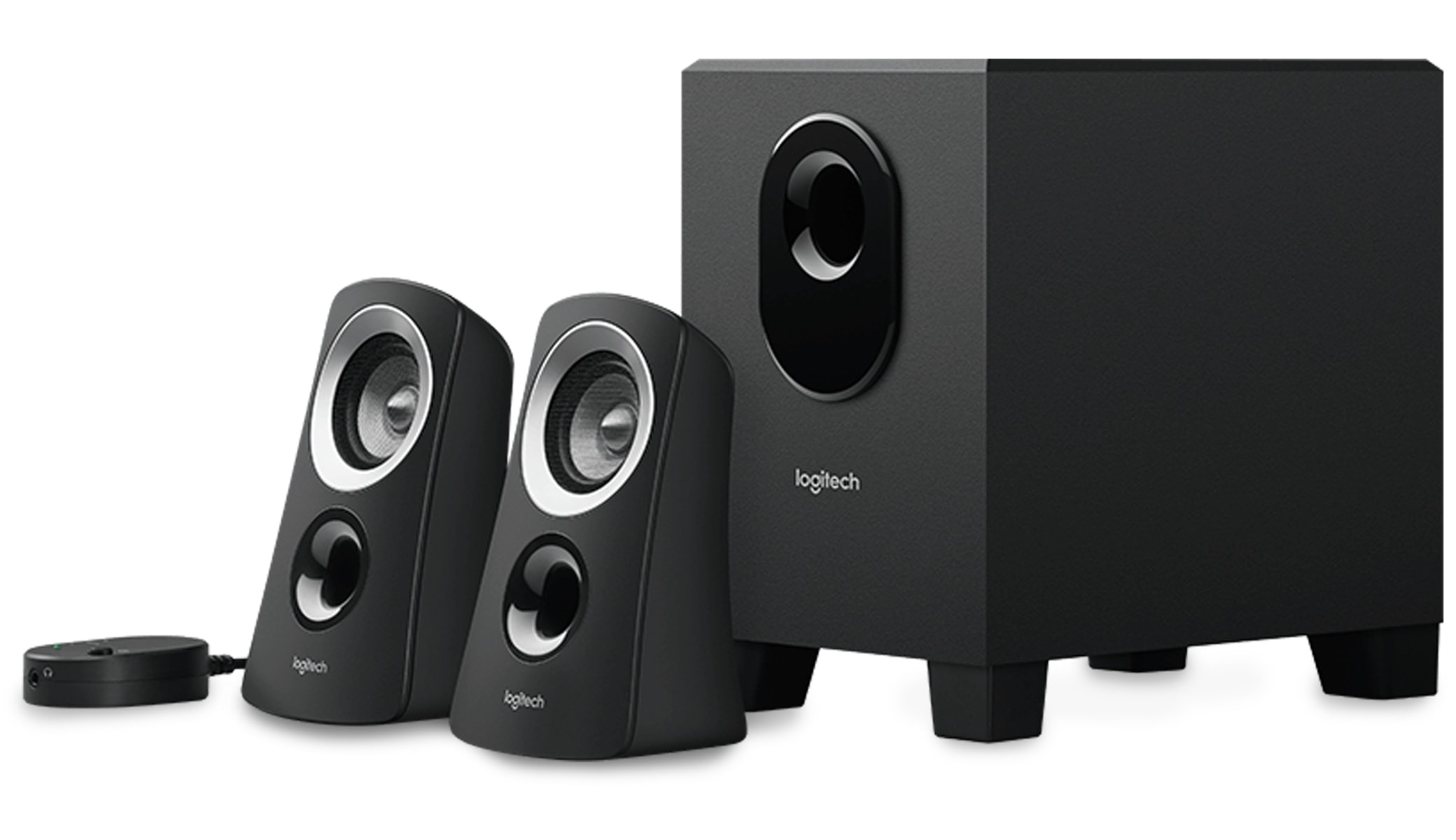 LOGITECH Lautsprecher Z313, Stereo, 25 Watt, Subwoofer