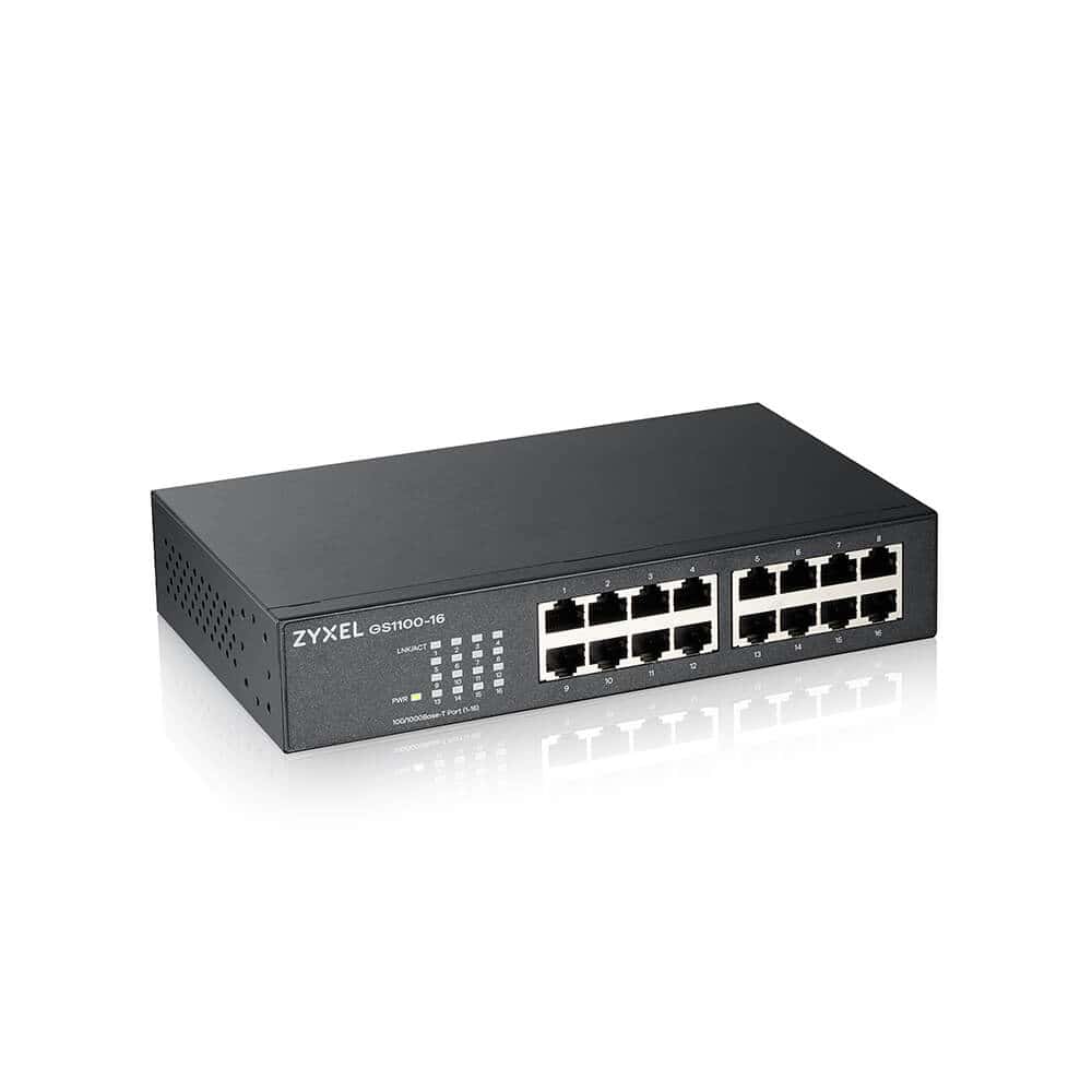 ZYXEL Switch 16 Port Gigabit GS1100-16 V3