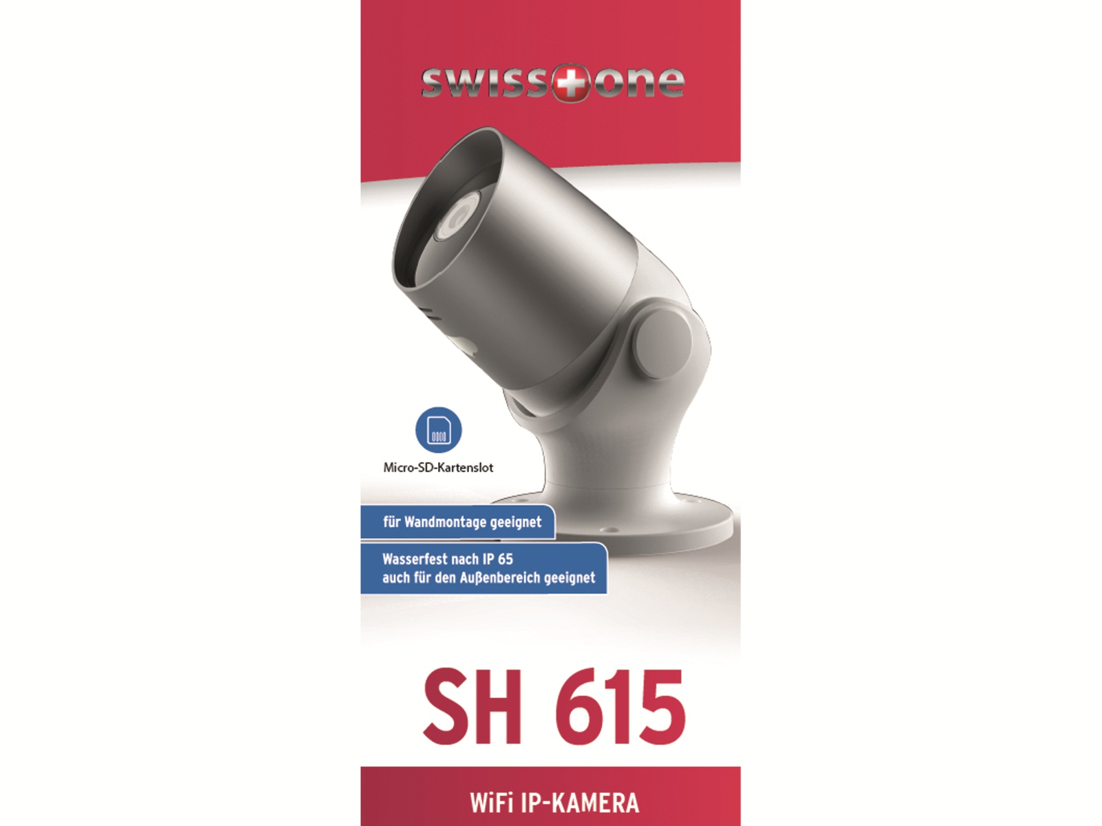 swisstone IP-Kamera SH 615, WLAN, Outdoor