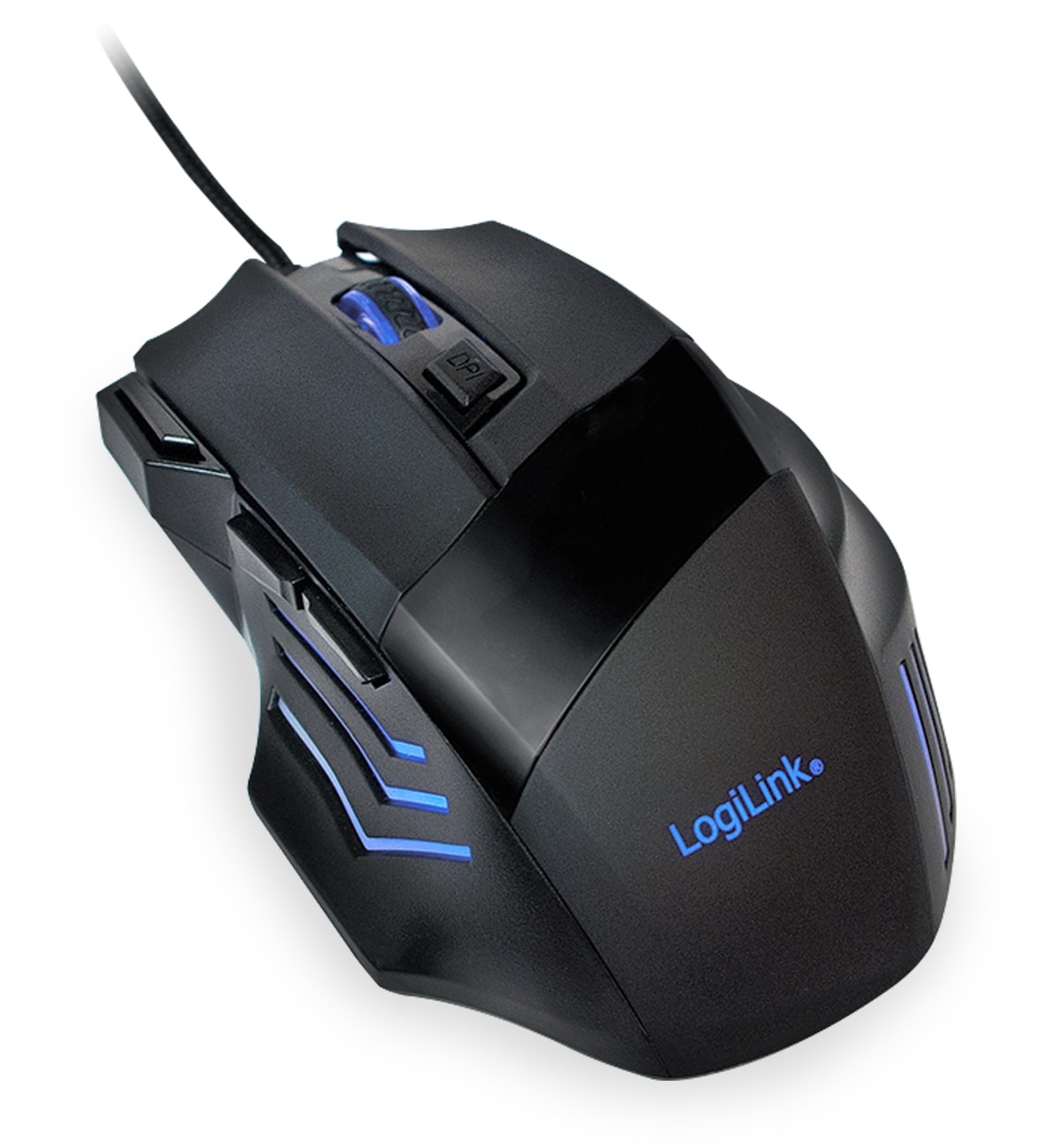 LOGILINK Gaming-USB-Maus mit Mauspad ID0157, 2400 DPI