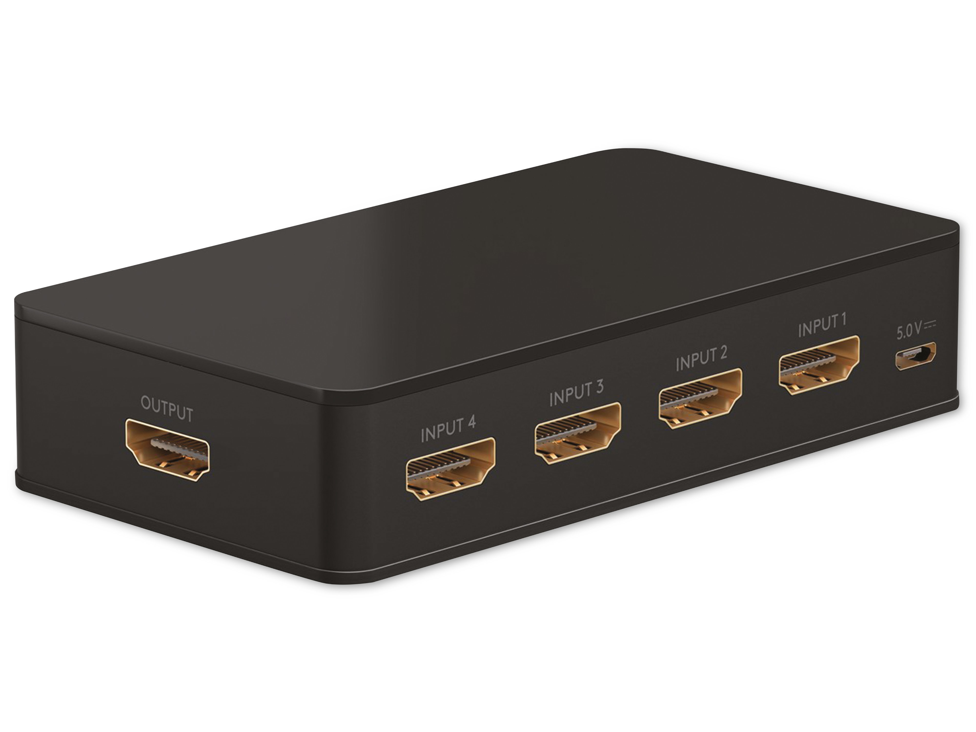 GOOBAY HDMI-Umschaltbox 4 auf 1, 4K, 60 Hz