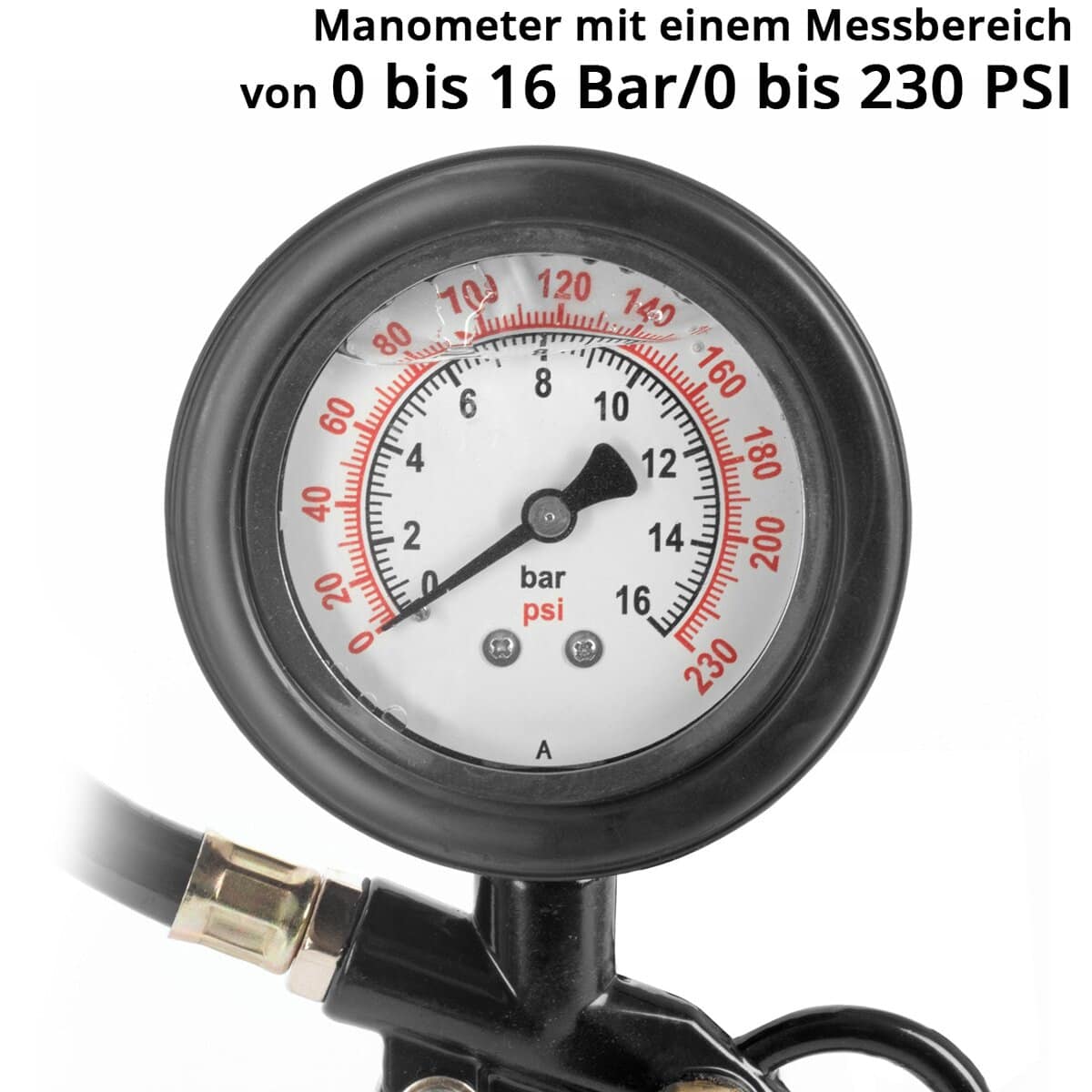 STAHLWERK Druckluft-Reifenfüllpistole DRA-161 ST, 4973, mit Manometer