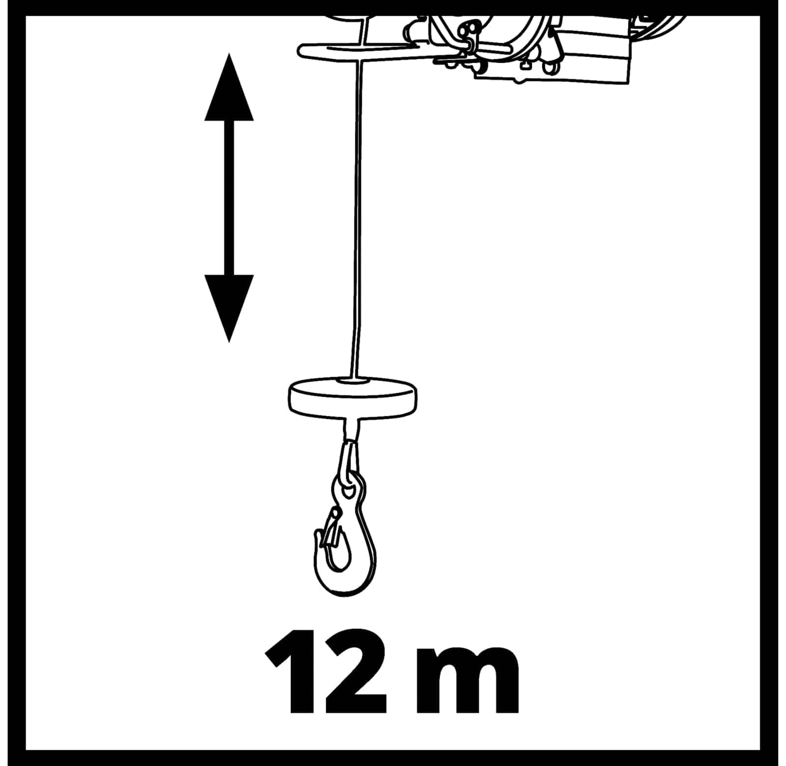 EINHELL Seilhebezug TC-EH 250, 500 W, 250 kg