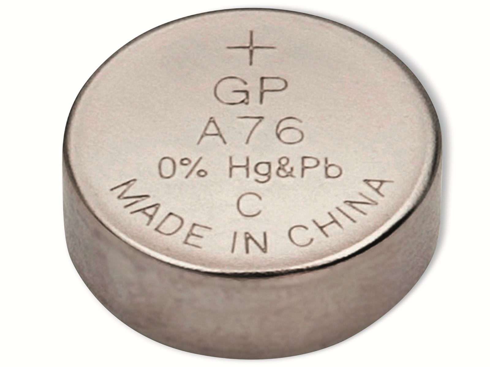 GP Knopfzelle LR44, Alkaline, 1,5 V-, 10 Stück