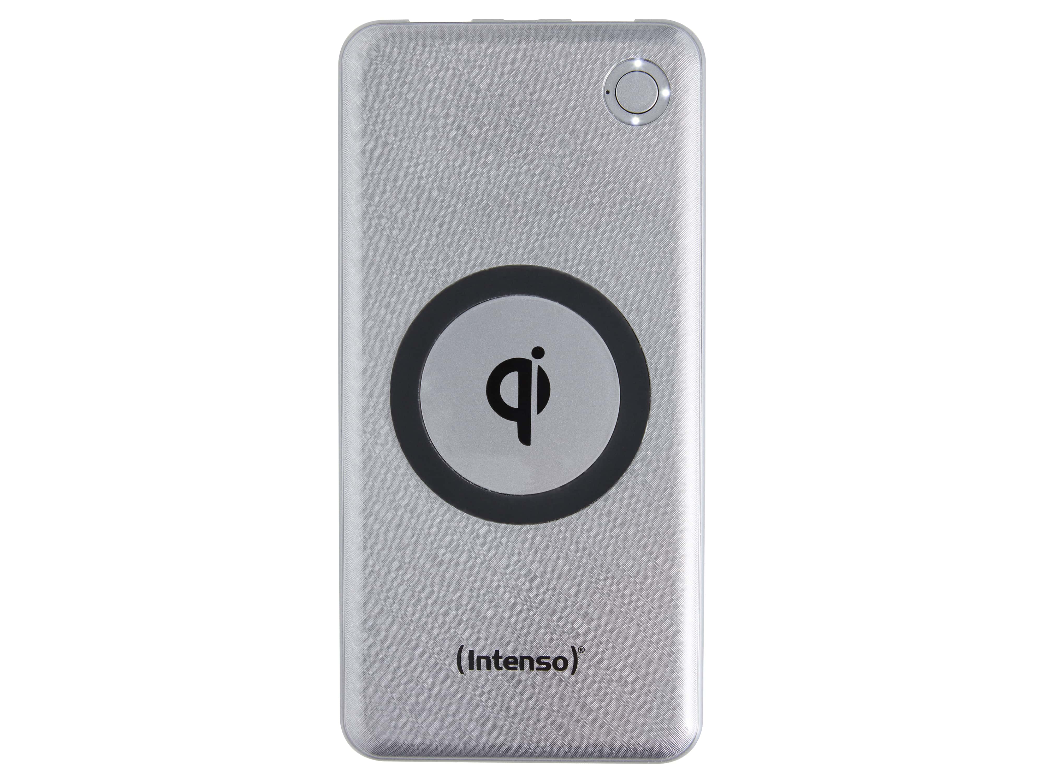 INTENSO USB Powerbank 7343531 WPD10000, Wireless, 10.000mAh, silber 