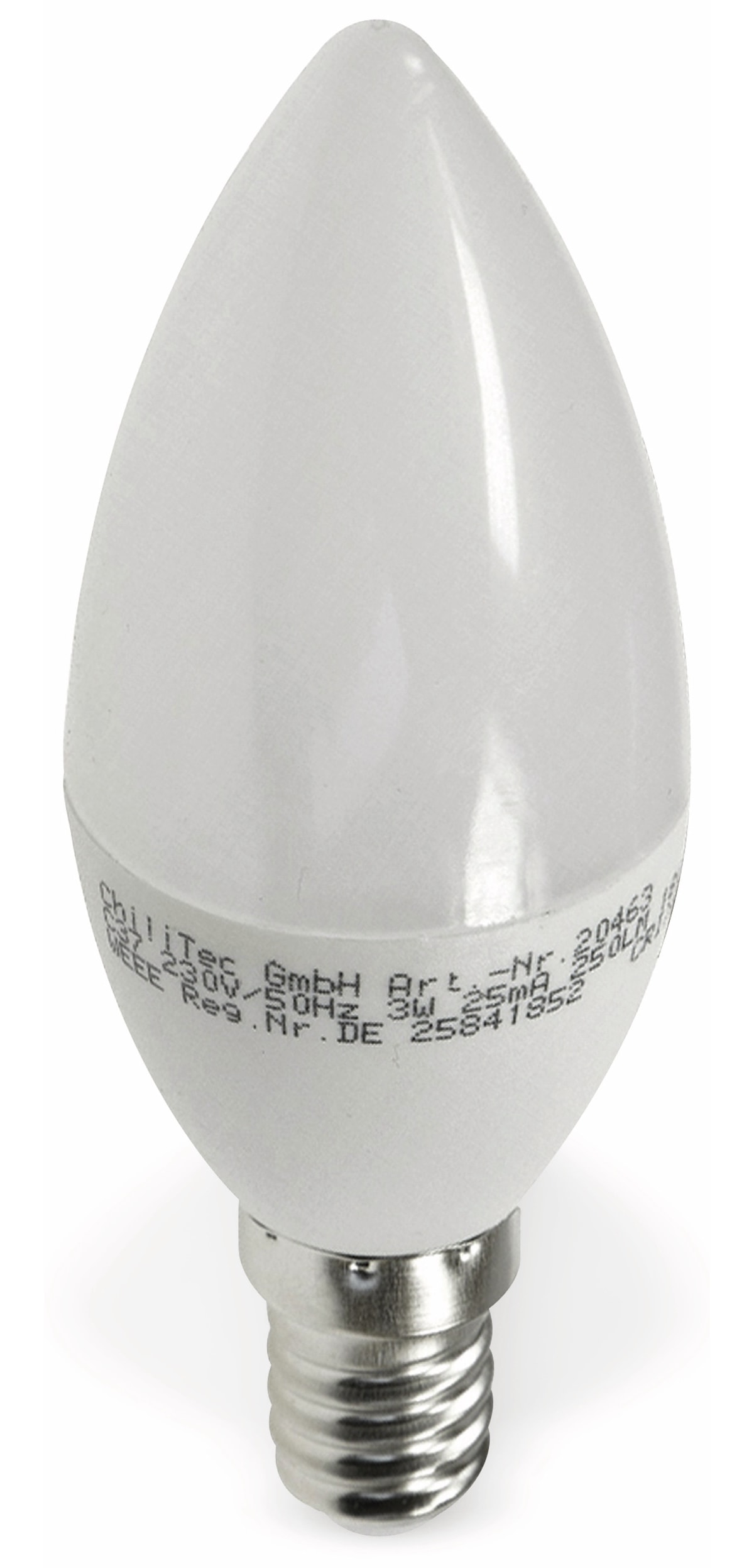 LED-Lampe K60, E14, EEK: G, 6 W, 480 lm, 3000 K, 3 Stufen Dimmbar