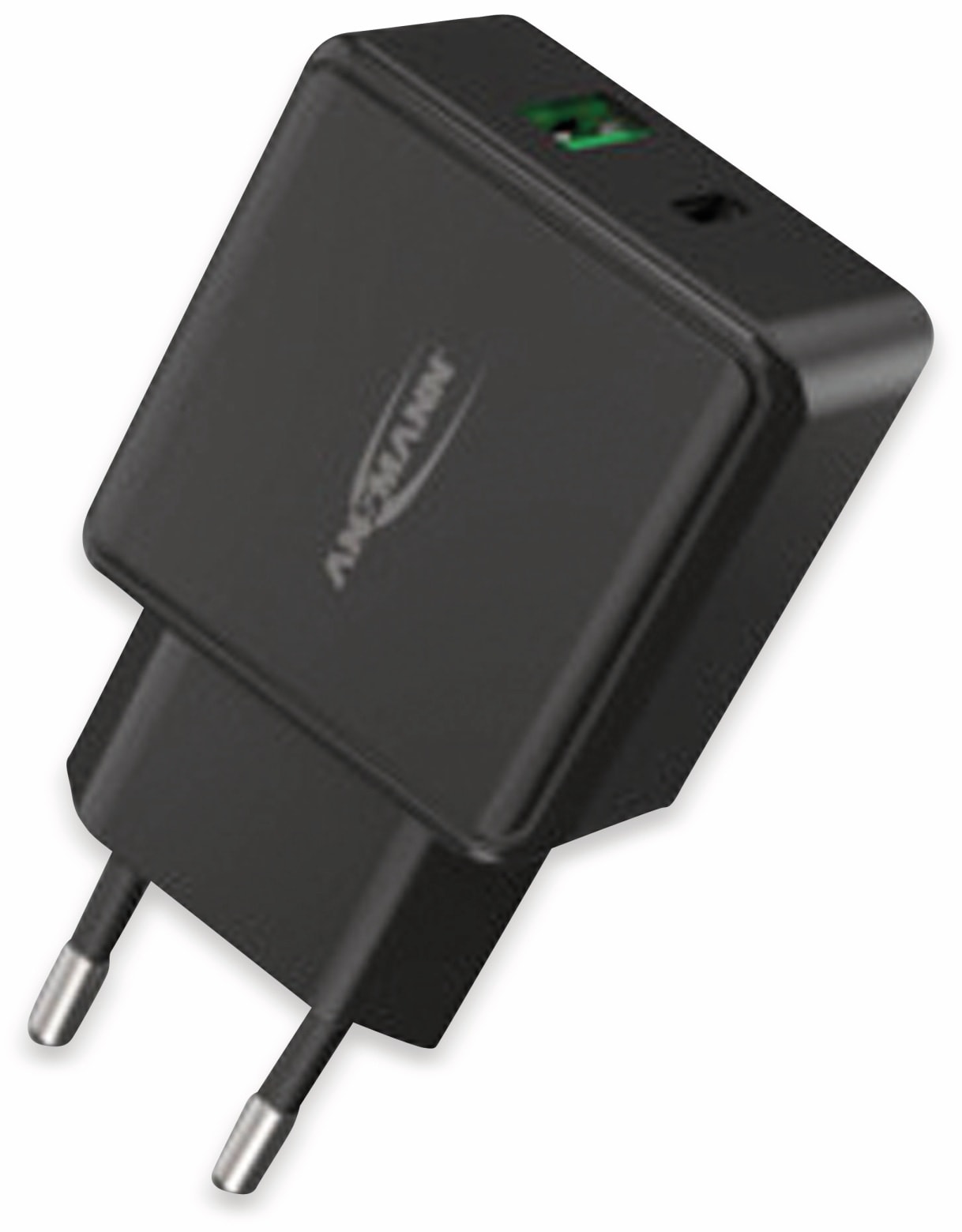 ANSMANN USB-Ladegerät HomeCharger HC218PD, 5 - 12V, 3000 mA, schwarz