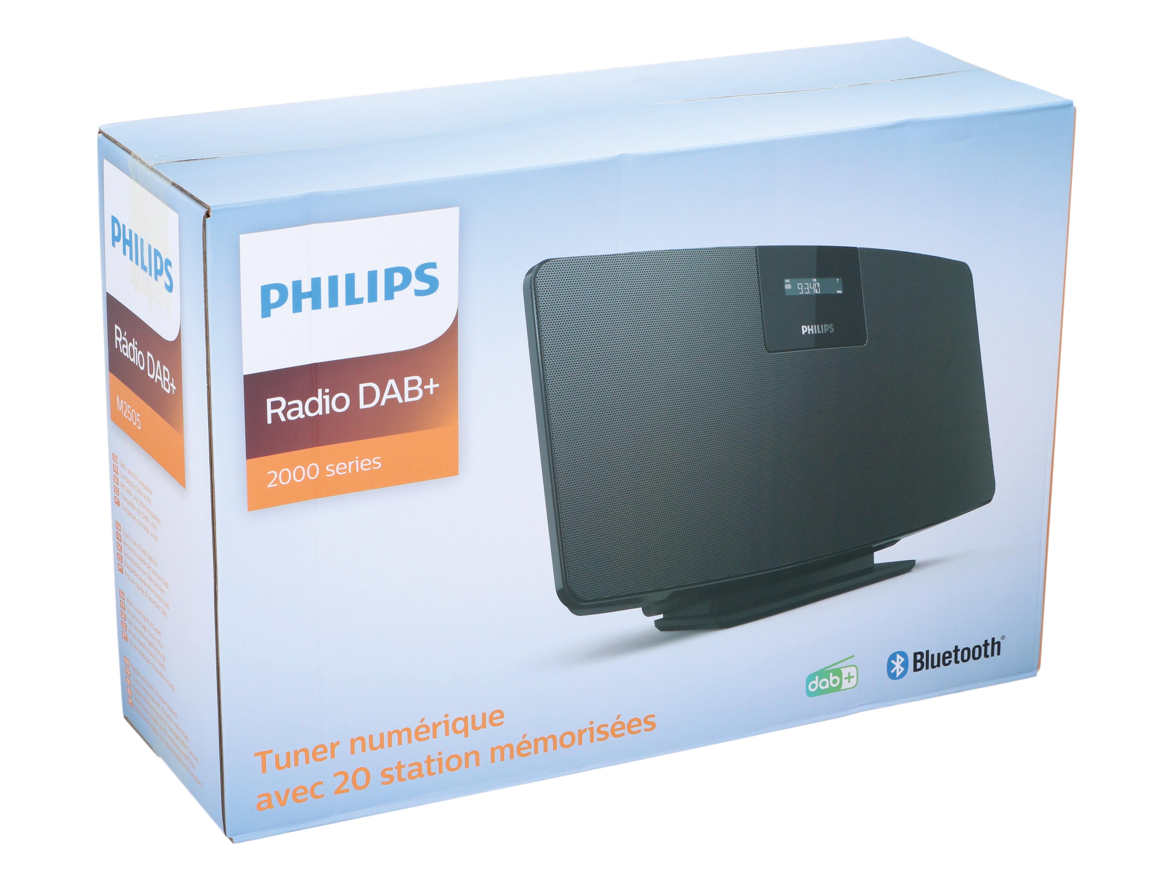 PHILIPS DAB+ Radio M2505/10, Bluetooth, schwarz