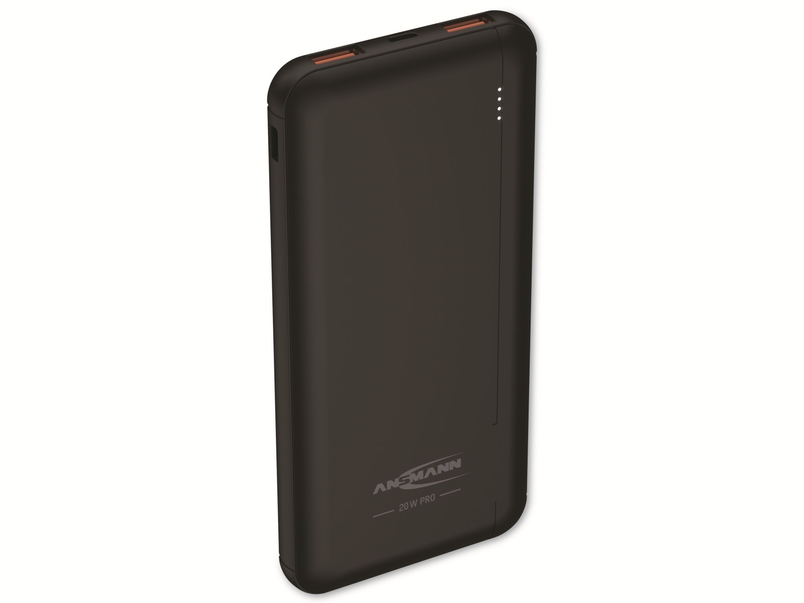 ANSMANN USB Powerbank PB320 PD, 10000 mAh, 20 Wh, 2x USB-A Port, QC 3.0