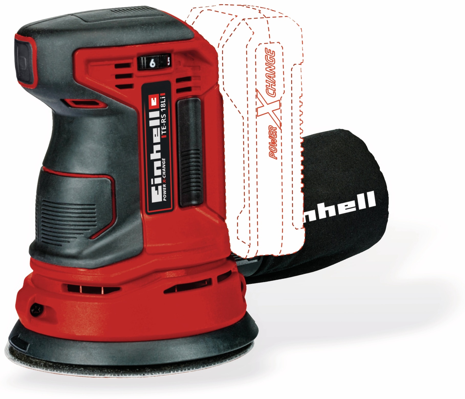 EINHELL Akku-Exzenterschleifer TE-RS 18 Li, Solo