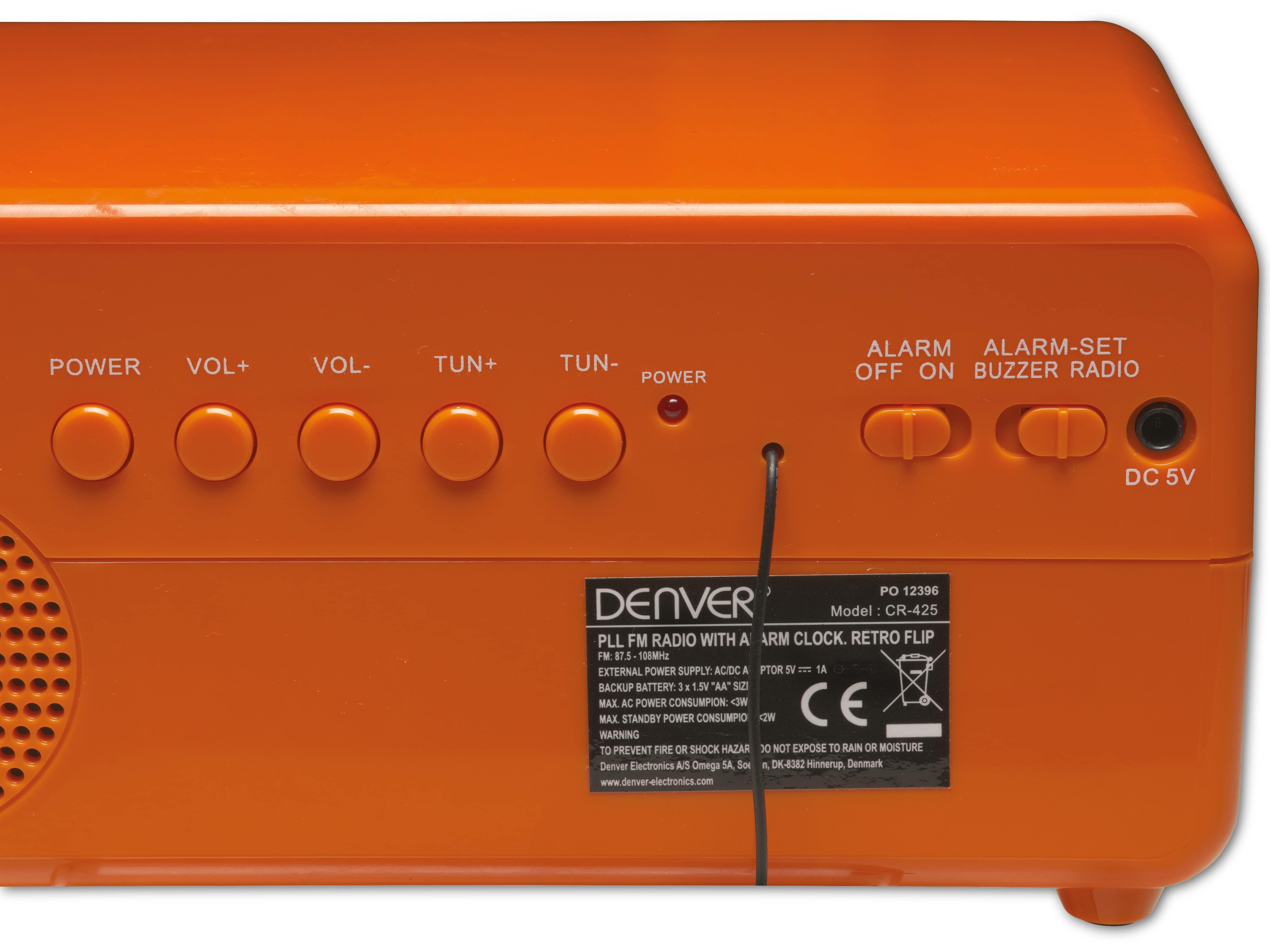 DENVER Radiowecker CR-425, Retro