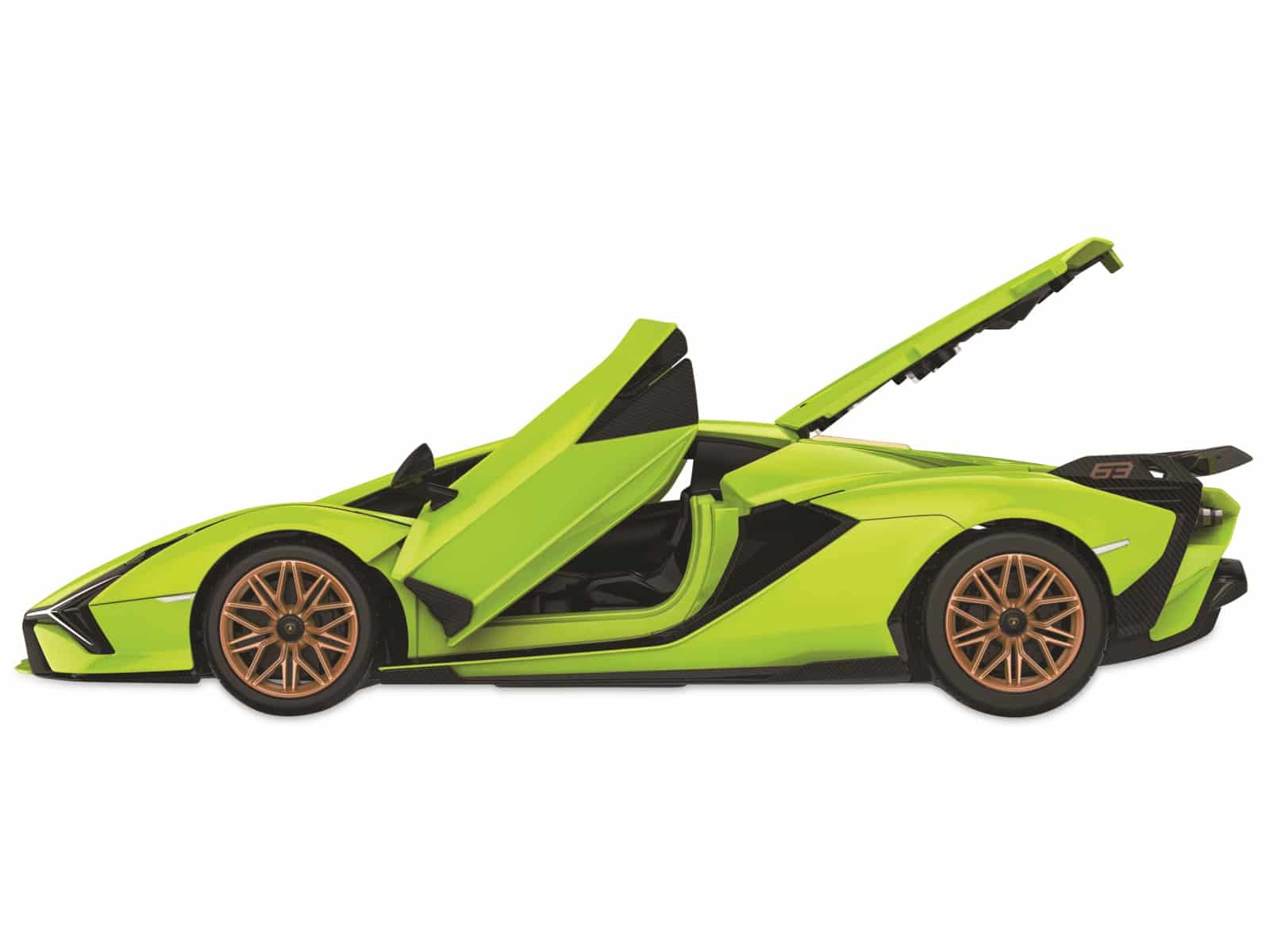 JAMARA Rennwagen Lamborghini Siàn FKP 37, 1:18, grün, 2,4 GHz, Bausatz 72-teilig