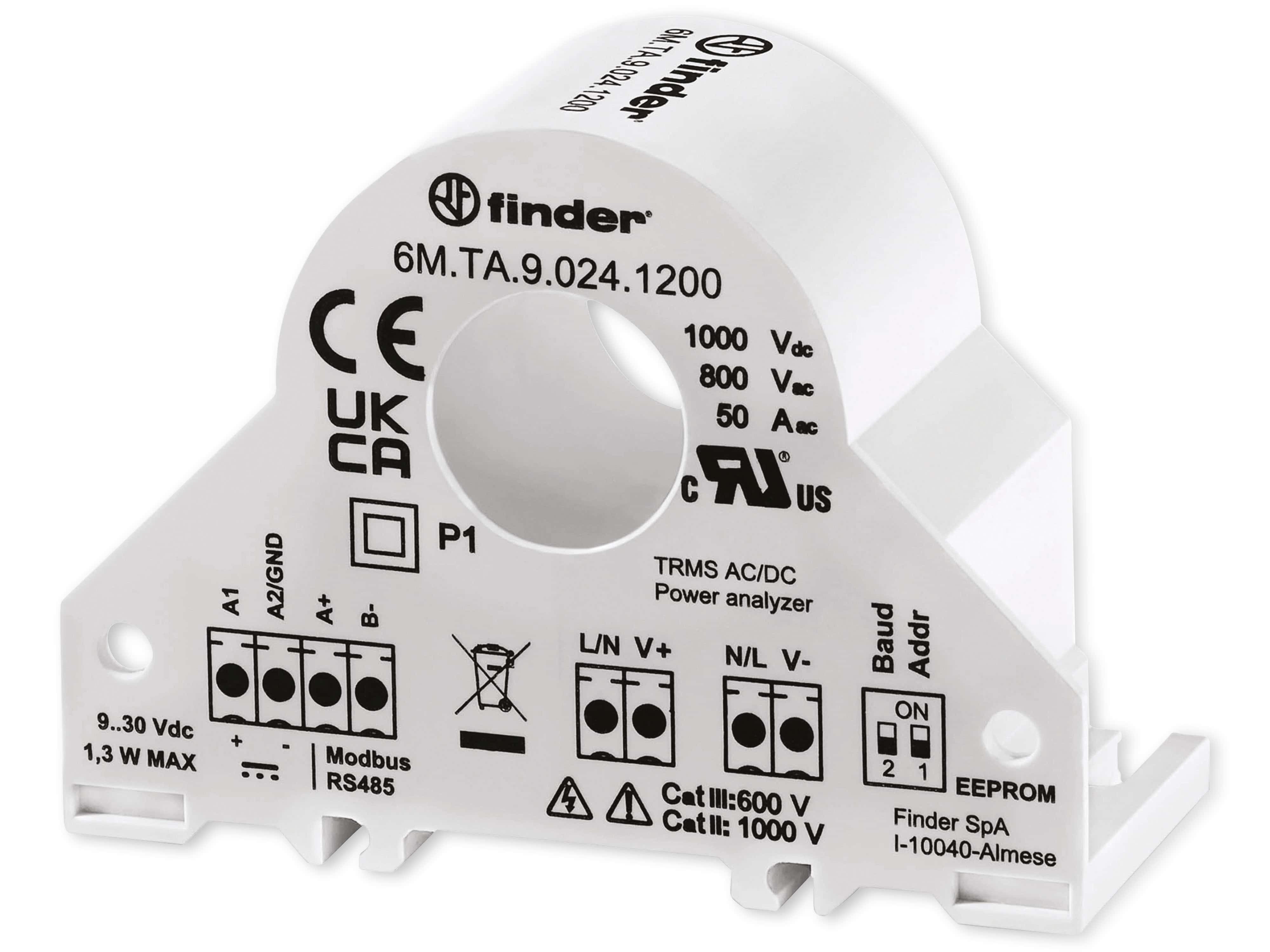 FINDER Messwandler 6M.TA.9.024.1200, 50 A