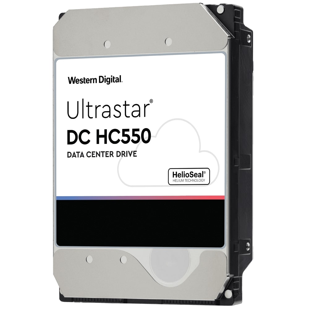 WESTERN DIGITAL Festplatte Ultrastar DC HC550 WUH721816AL5204, HDD, 16 TB, 8,9 cm (3,5"), 512 MB