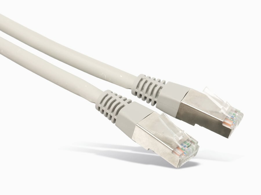 S-IMPULS Netzwerkpatchkabel CAT.6 , RJ45, 1:1, 2 m, grau