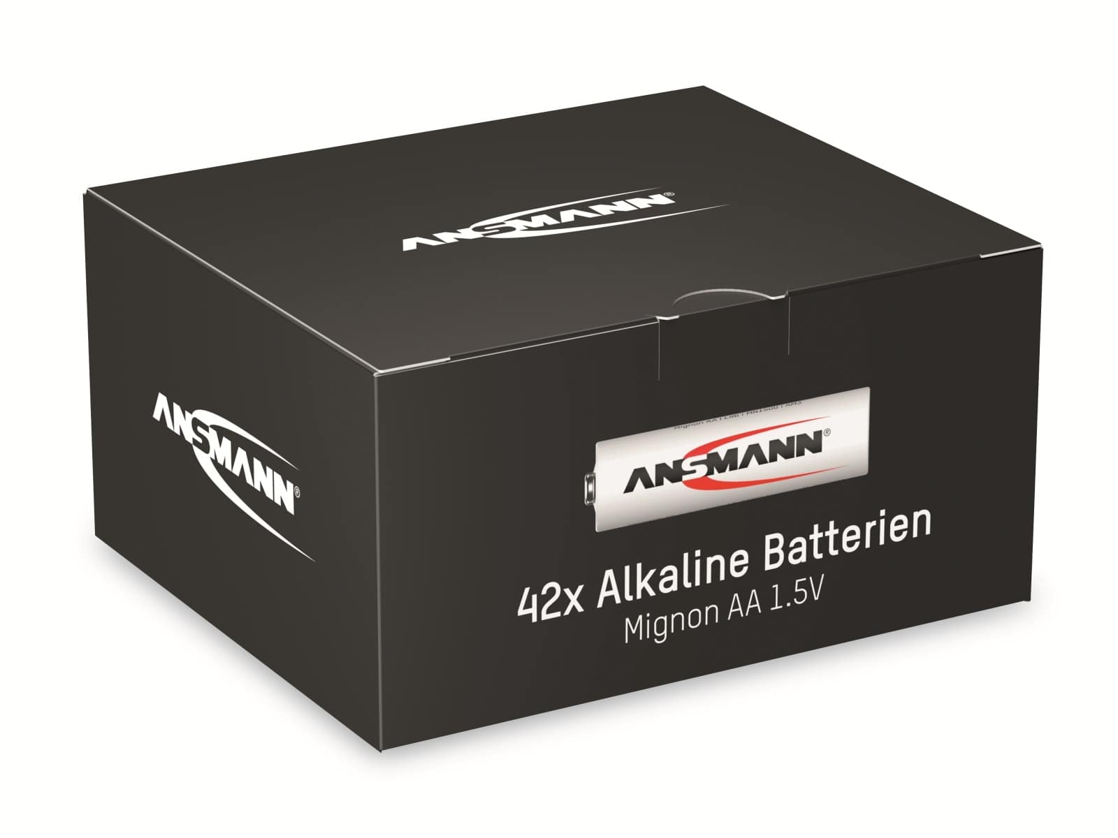 ANSMANN Alkaline Batterien, 42 Stück AA /Mignon und 42 Stück AAA/Micro im Sparset