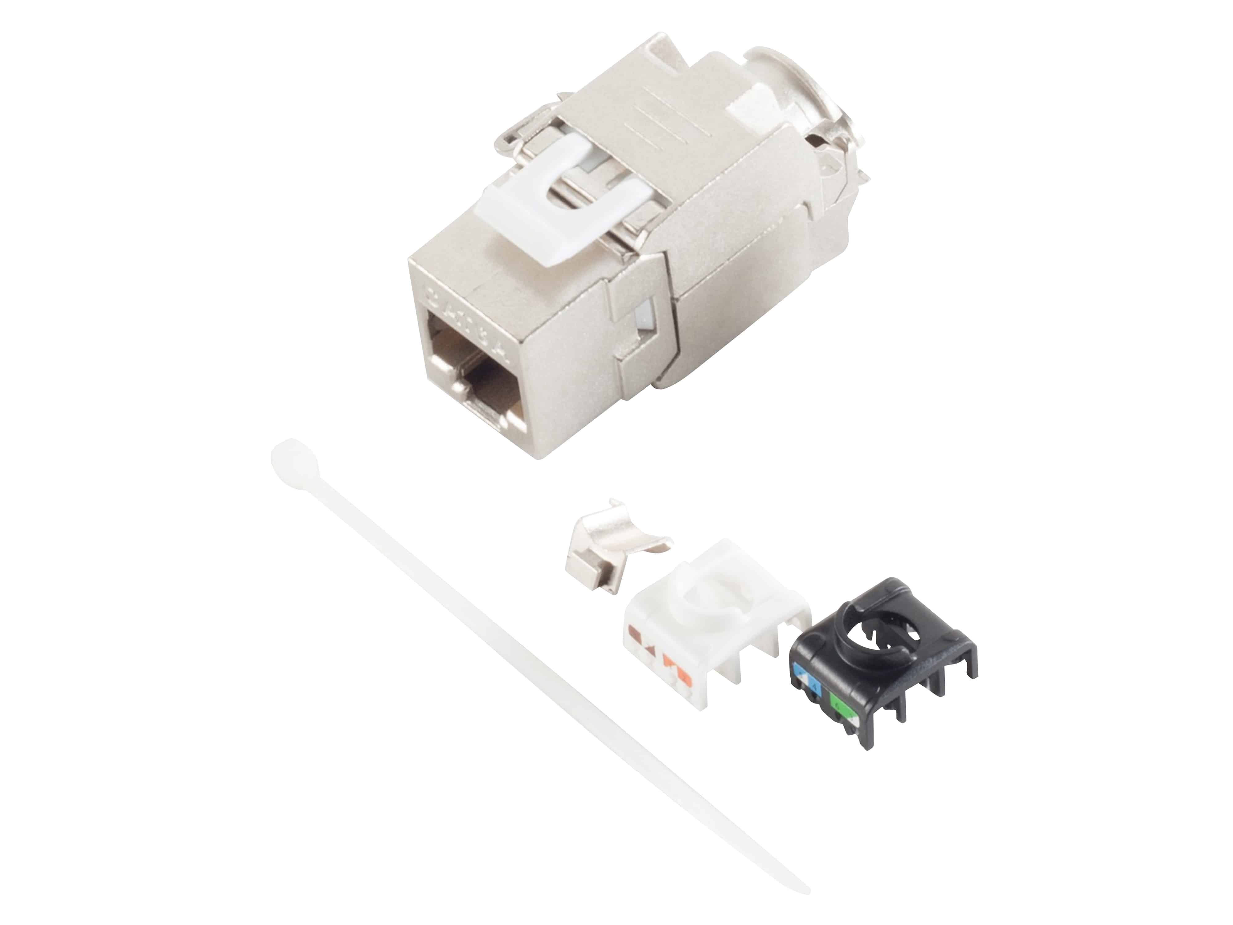 S-IMPULS RJ-45 Keystone CAT.6a 180° STP werkzeuglos