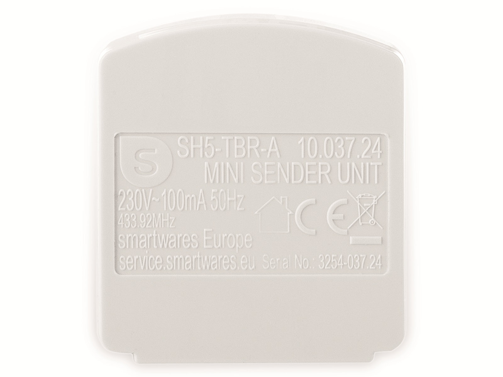 SMARTWARES Funk-Einbausender SH4-90156, Mini, 2-Kanal-Einbauschalter