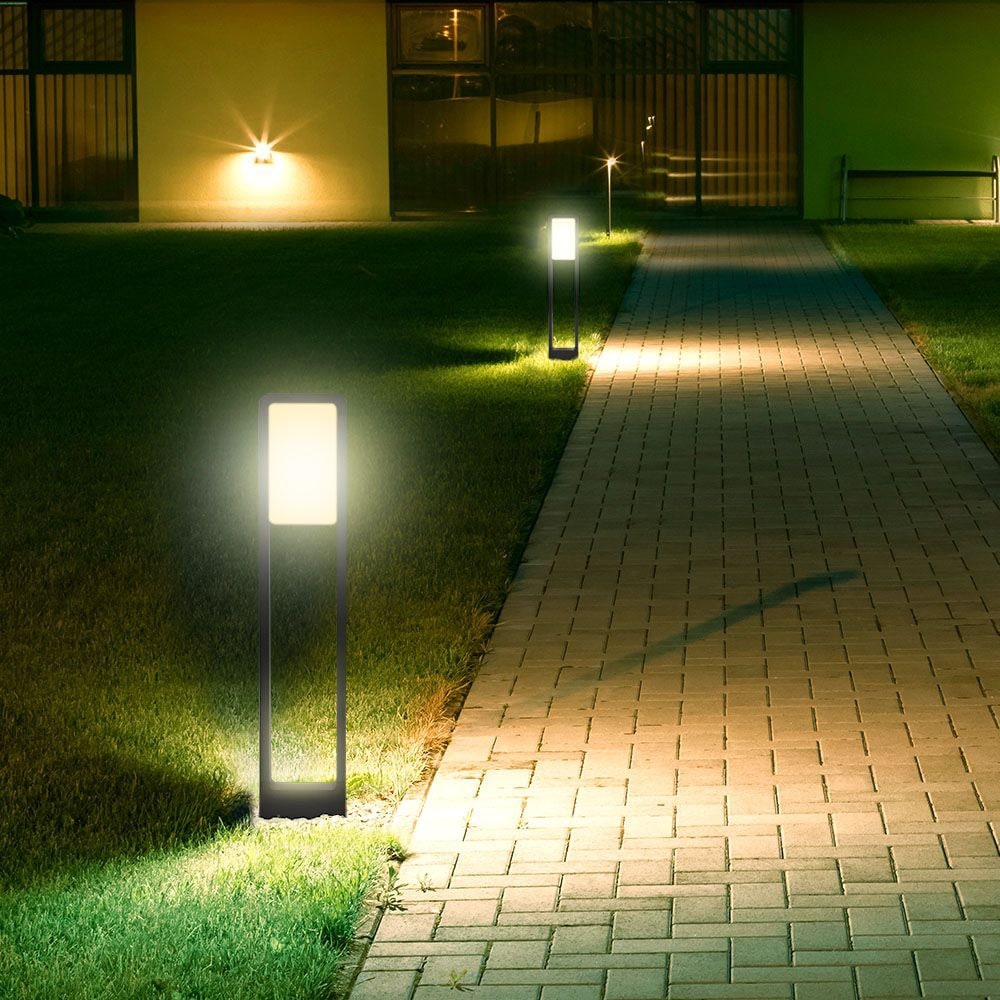 V-TAC LED-Gartenleuchte VT-33, EEK: F, 10 W, 650 lm, 3000 K, schwarz