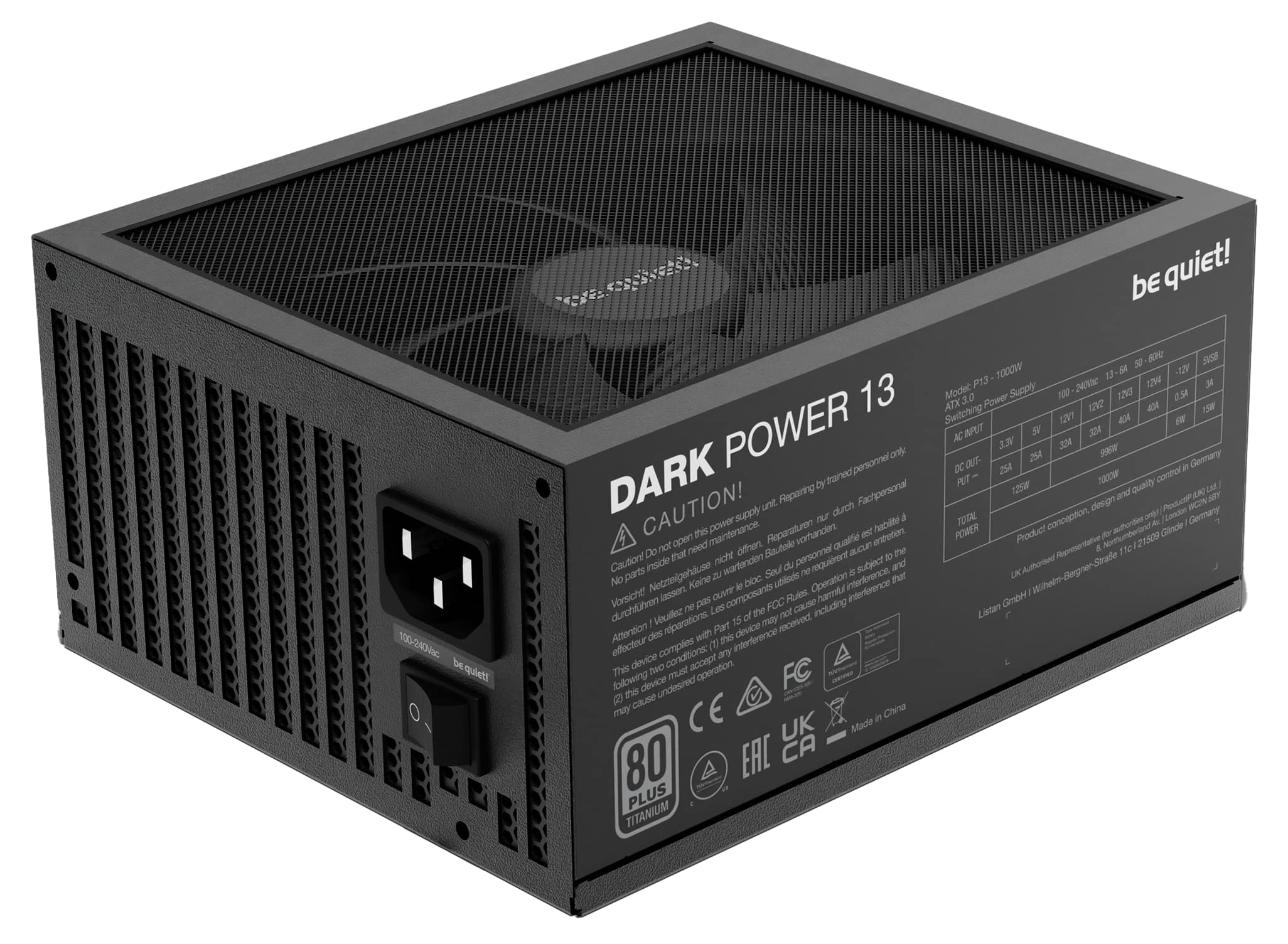 BE QUIET! PC-Netzteil Dark Power 13 1000W