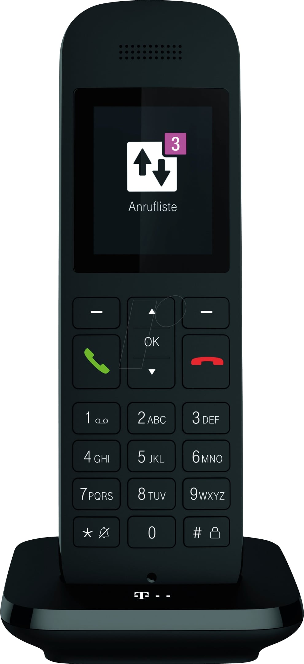 TELEKOM Dect-Telefon Speedphone 12 schwarz