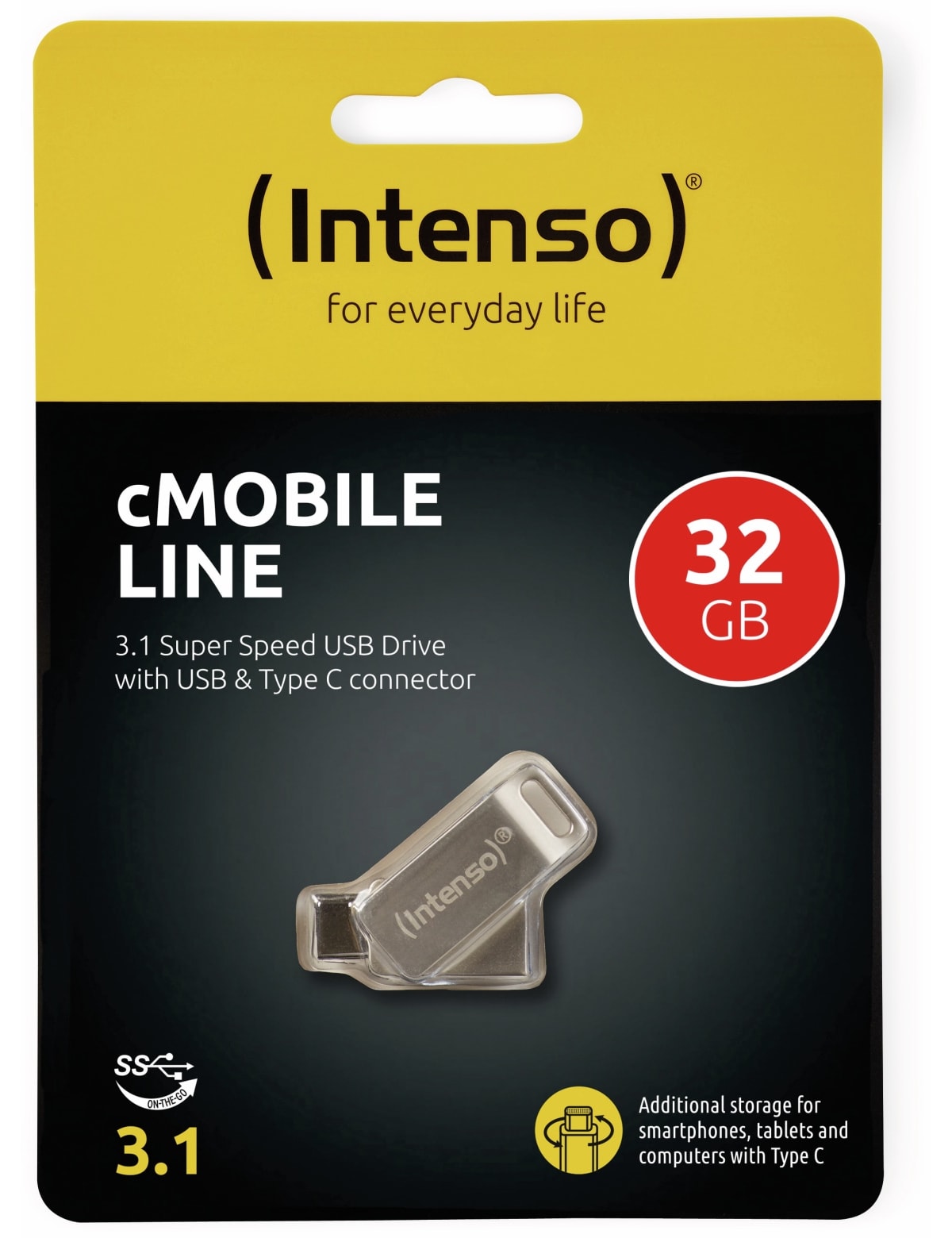 INTENSO USB 3.0 Speicherstick cMobile Line, USB Typ-C, 32 GB