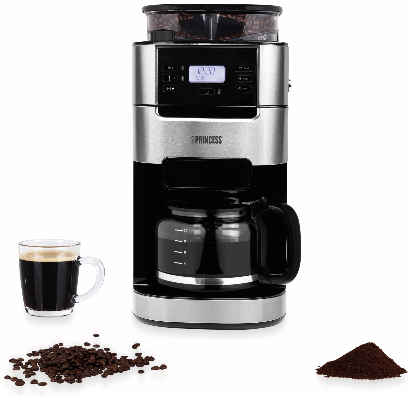 PRINCESS Kaffeemaschine Roma, 1,5 L, 1050 W