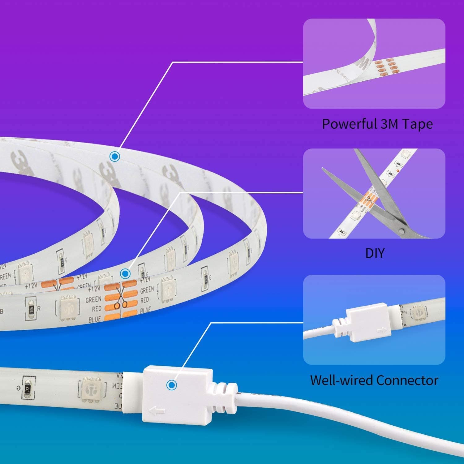 MEROSS WLAN LED-Strip, MSL320HK, 2x 5 m