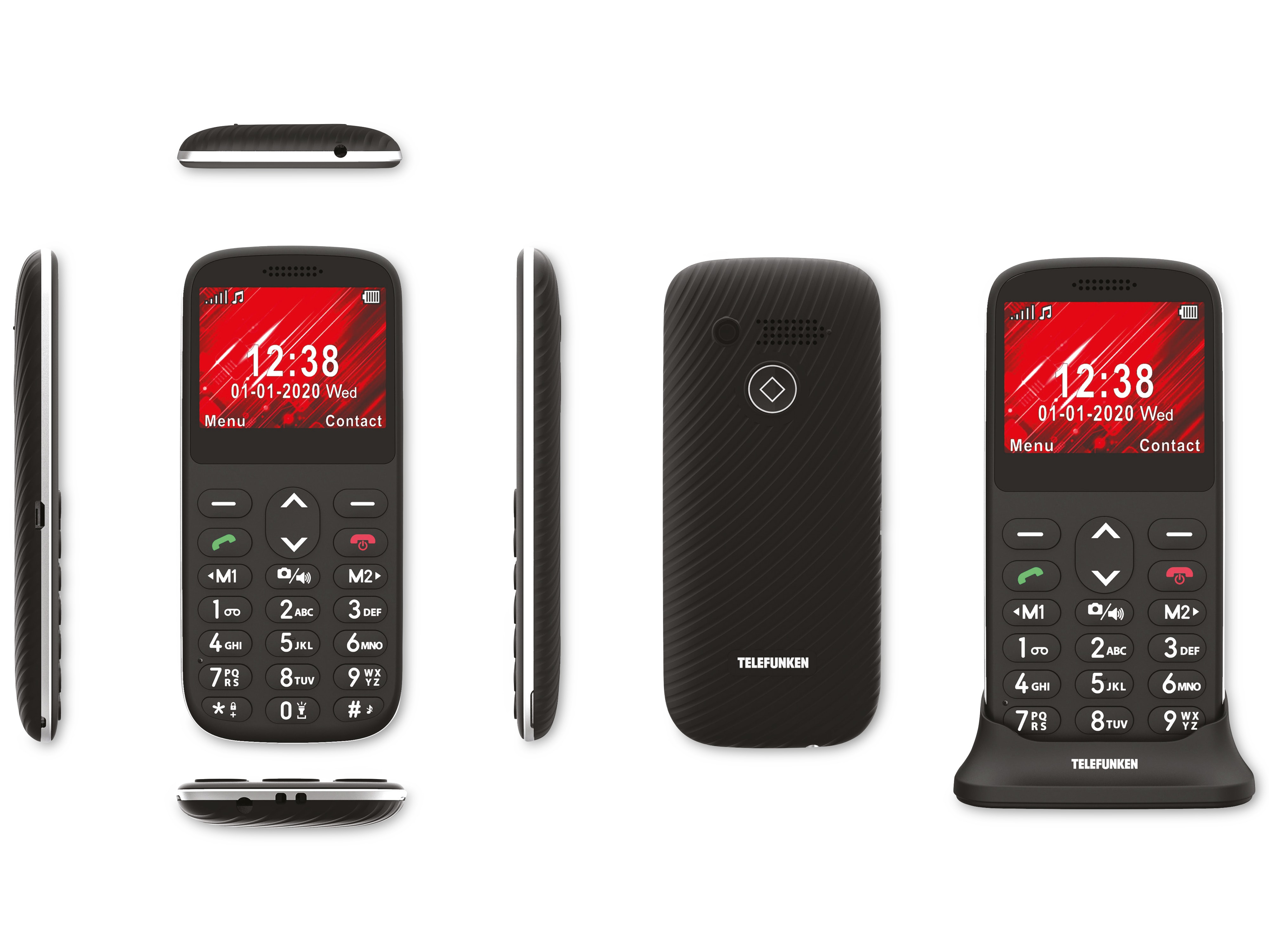 TELEFUNKEN Handy S420, schwarz