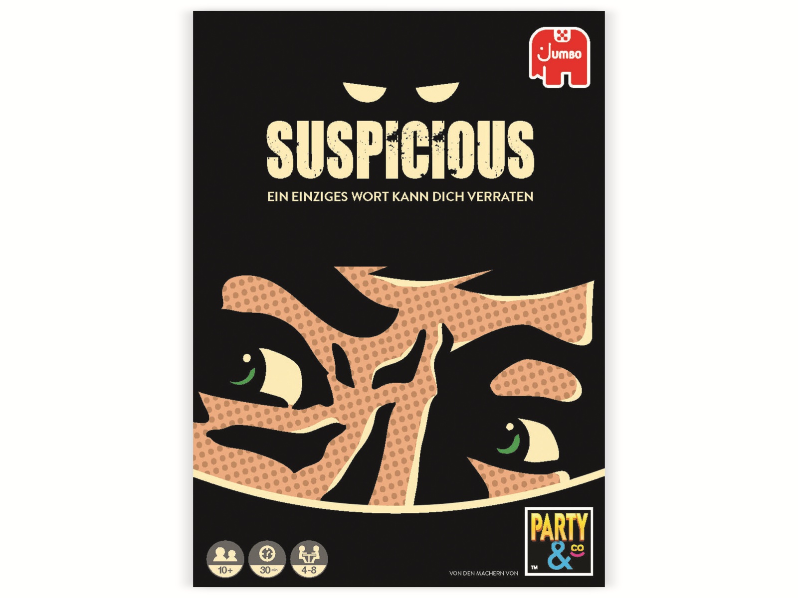 JUMBO Spiele Partyspiel, 19827, Suspicious