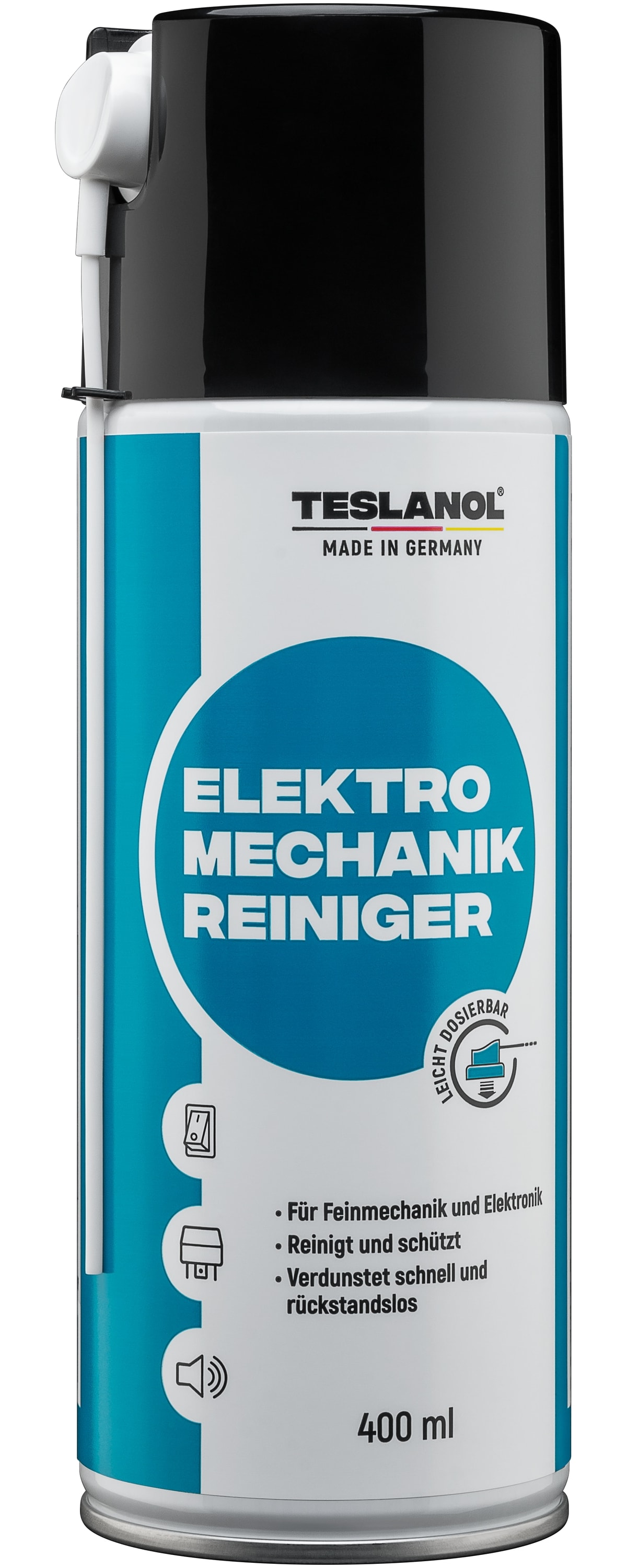 TESLANOL 26018 Elektro-Mechanik-Reinigerspray, 400 ml, 2 Stück