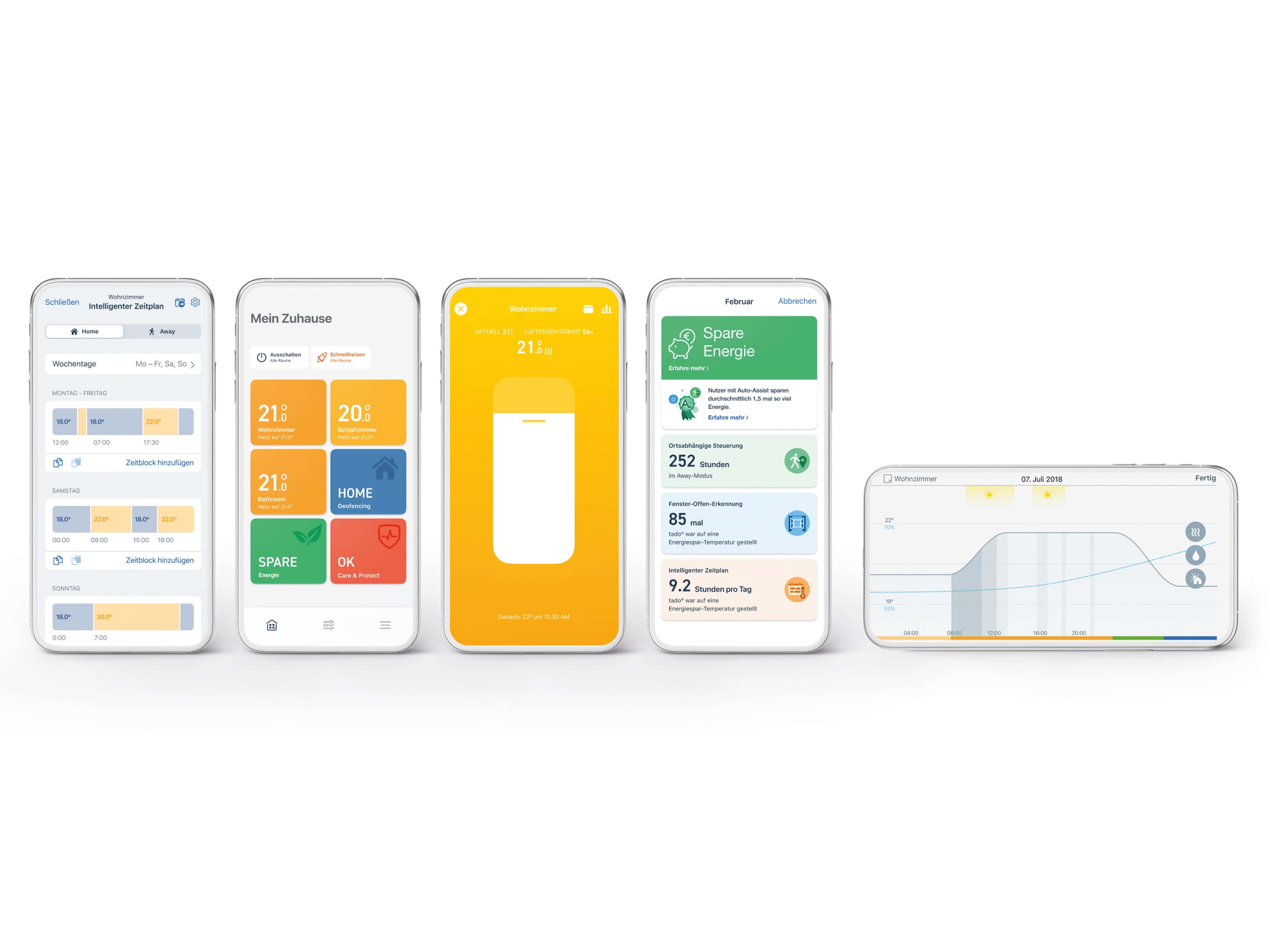 TADO Starter Kit Smartes Heizkörper-Thermostat V3+, inkl. 1 Bridge