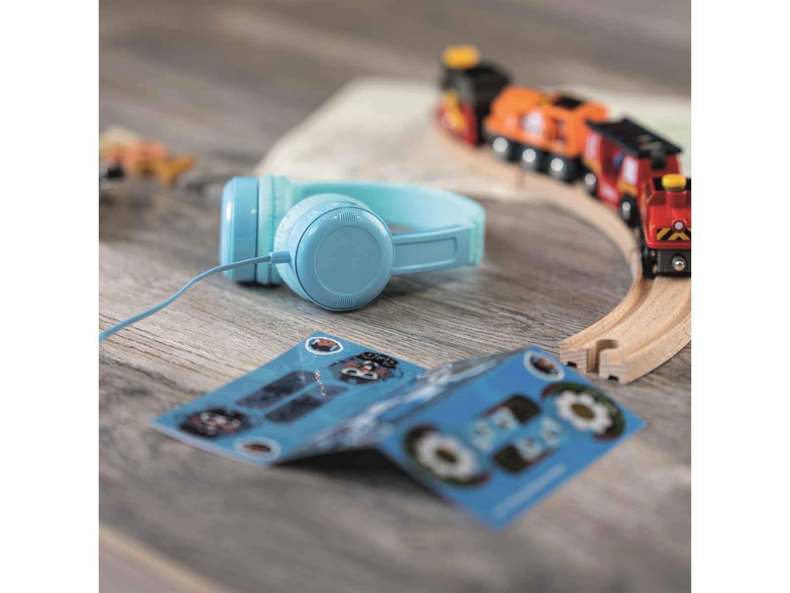 ONANOFF On-Ear Kopfhörer BuddyPhones Travel, für Kinder, blau