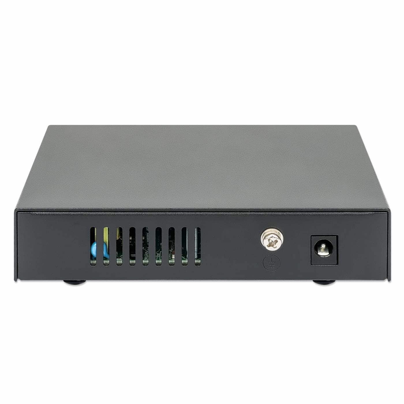 INTELLINET 5-Port Gigabit PoE+ Switch 62W