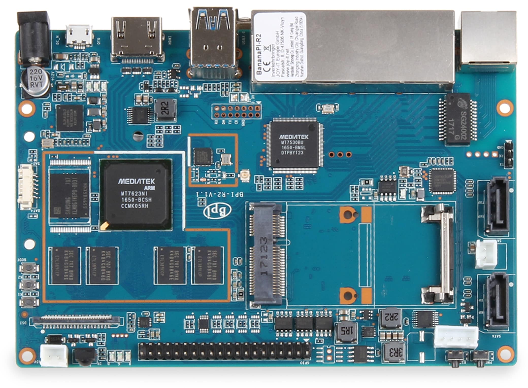 Banana Pi R2 Quad Core 2GB DDR3 Netzwerkrouter