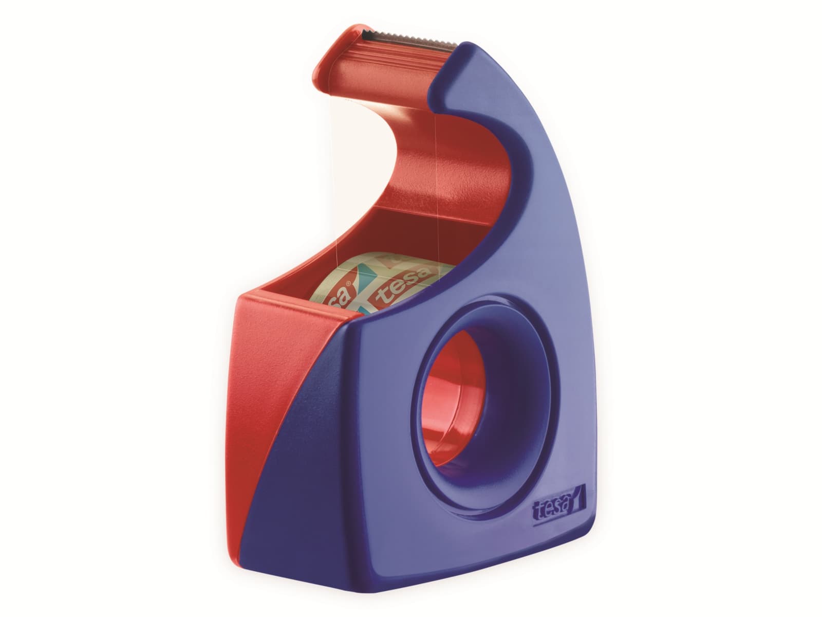 TESA ® Easy Cut Handabroller 10:19 rot-blau, leer, bis 10m:19mm, 57443-00001-01