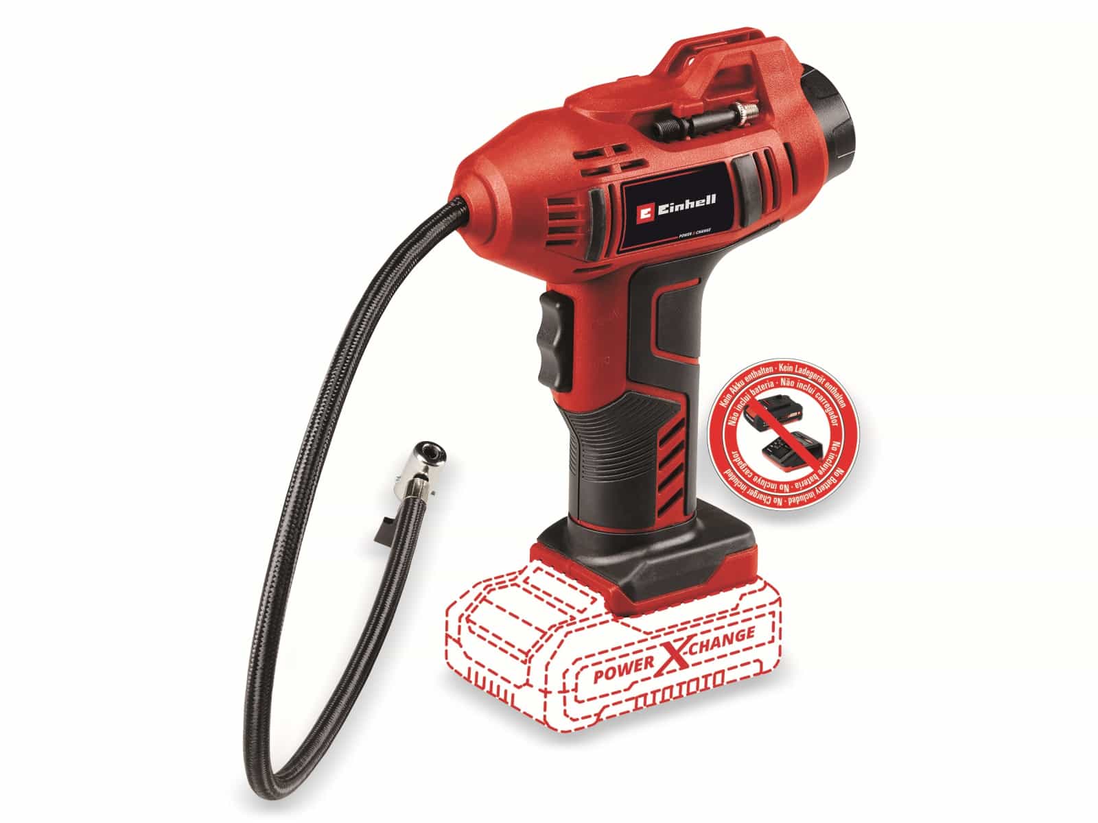 EINHELL Akku-Autokompressor CE-CC 18 Li Kit (1x 4,0 Ah)