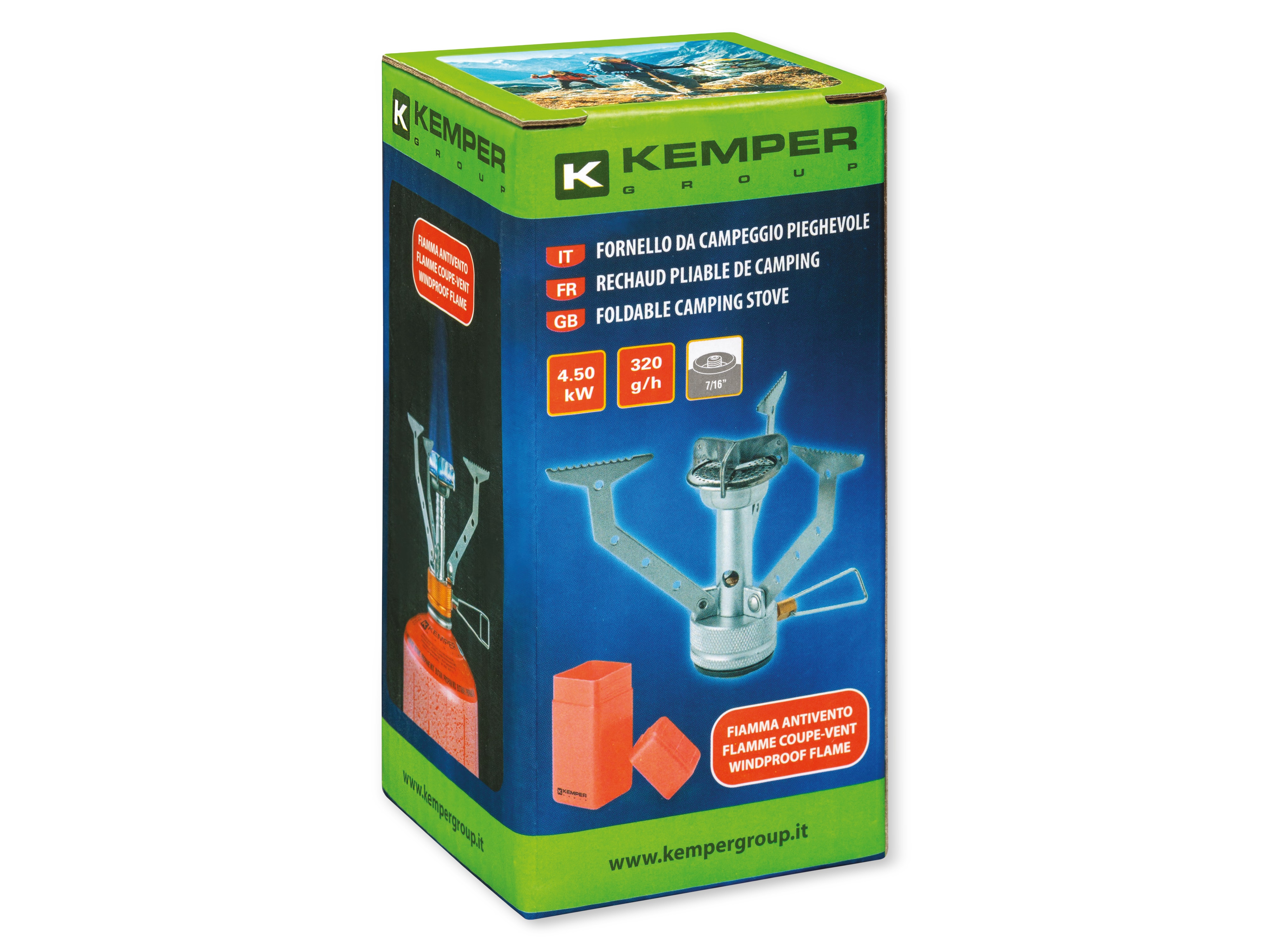 KEMPER Camping-Kocher KE3009, faltbar