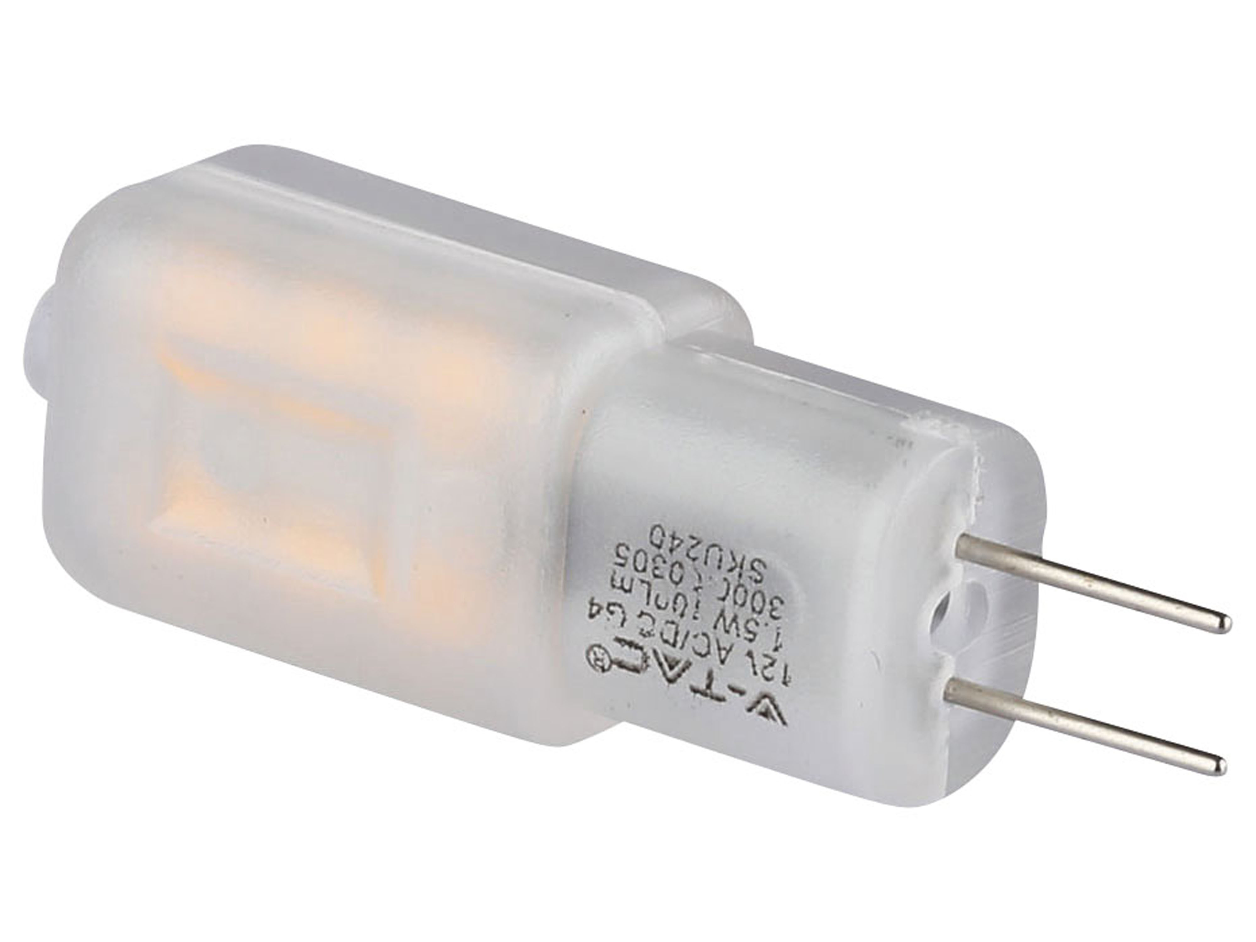 V-TAC LED-Lampe VT 201 (240), G4, EEK: G, 1,5 W, 100 lm, 3000 K