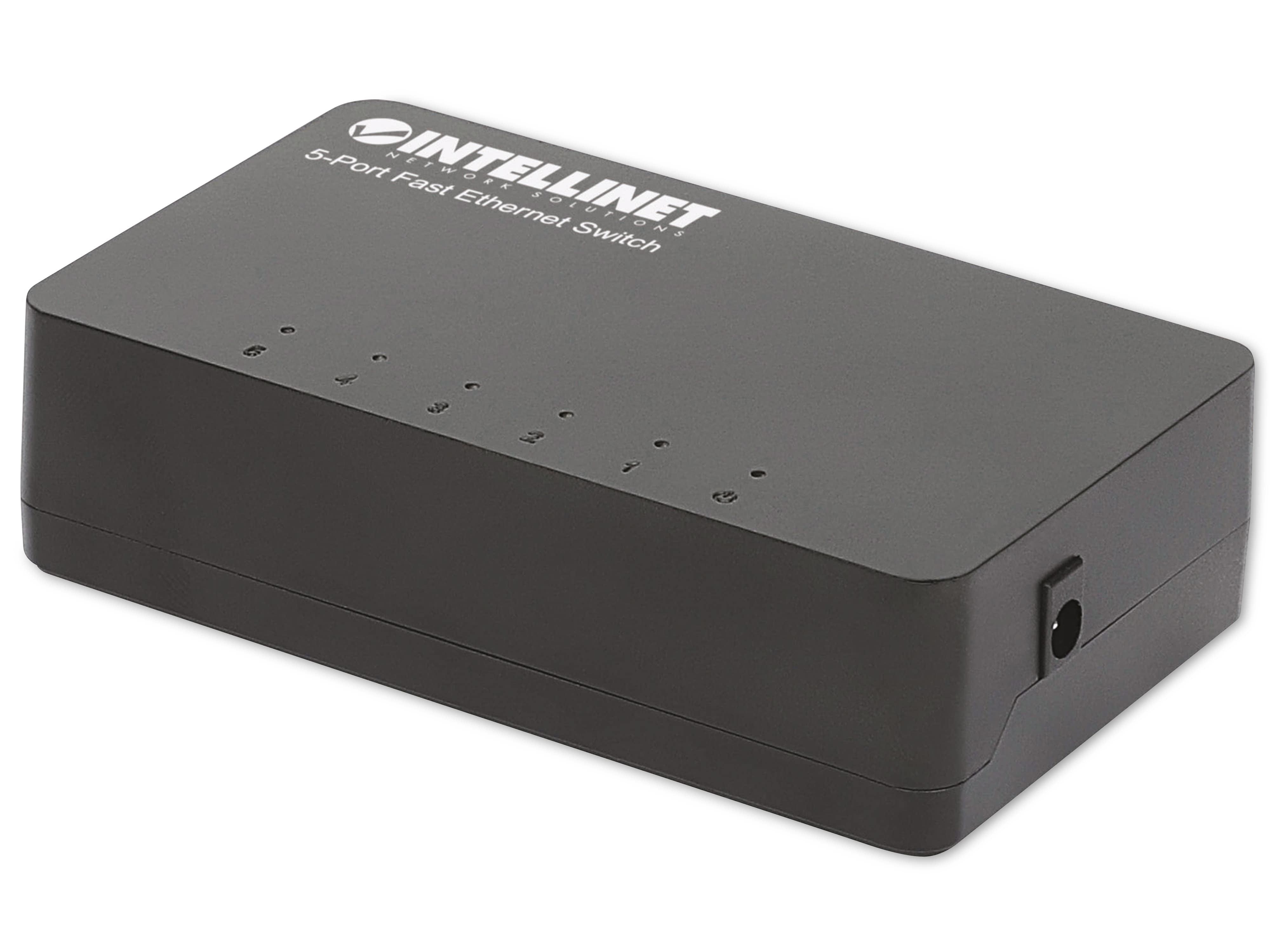 INTELLINET Ethernet Switch 561723 5-Port, schwarz