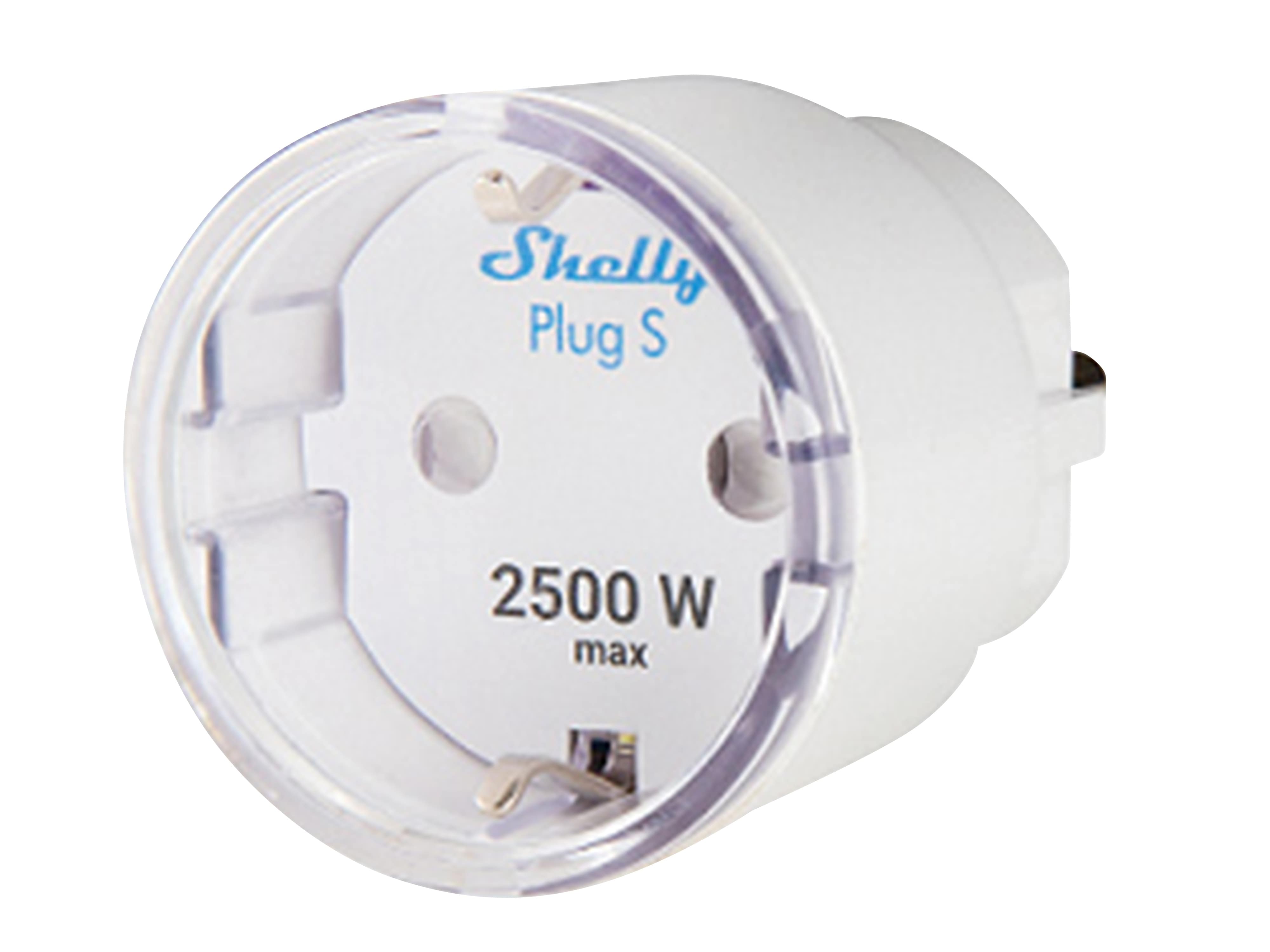 SHELLY WLAN-Steckdose Plus Plug S, 12 A, Messfunktion, weiß, 5 Stück