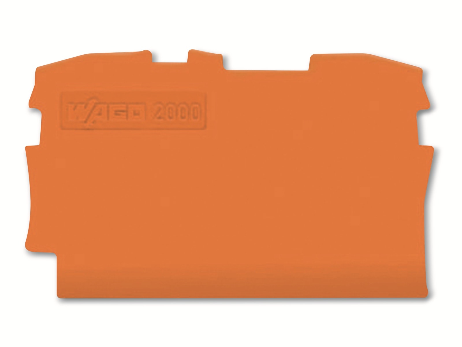 WAGO Abschluss- und Zwischenplatte, 2000-1292, orange