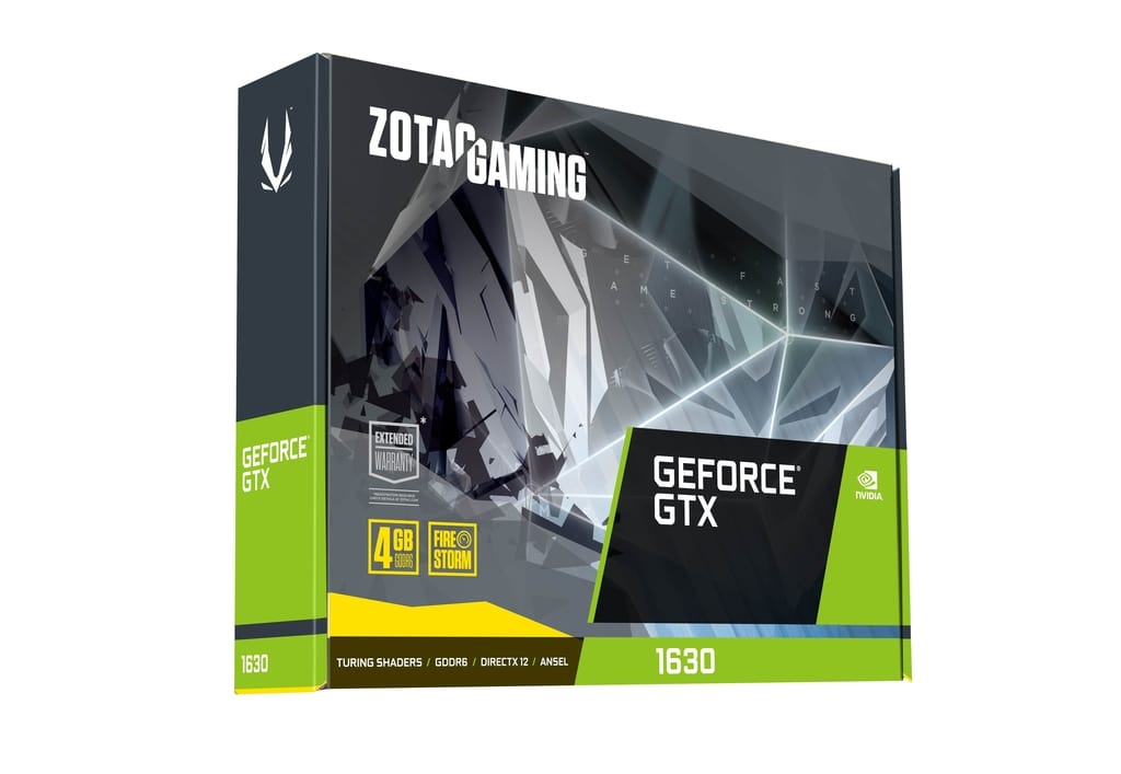 ZOTAC Grafikkarte NVIDIA GeForce GTX 1630, 4 GB, GDDR6