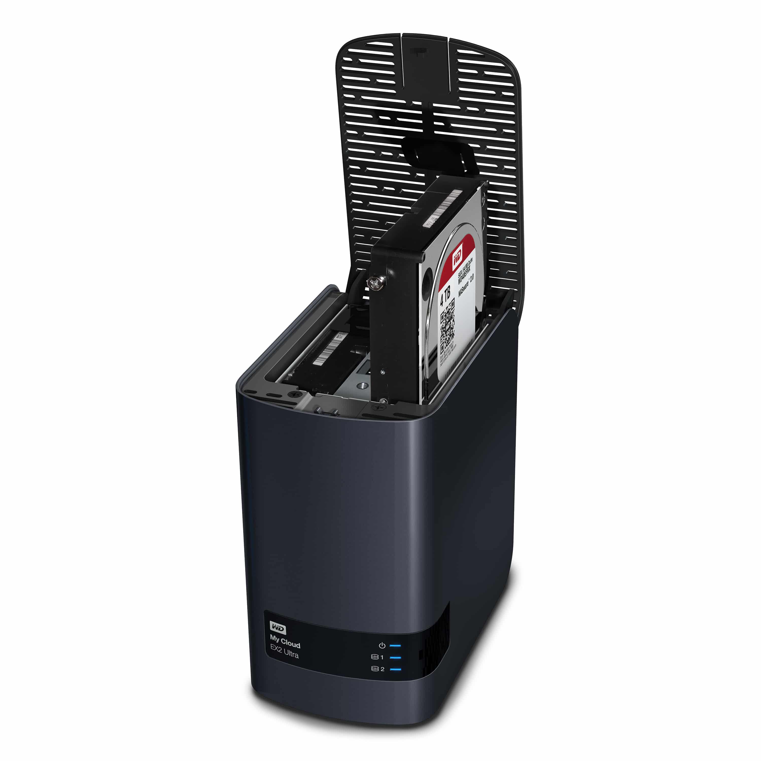 WESTERN DIGITAL My Cloud EX2 ULTRA WDBVBZ0000NCH, NAS, 2-Bay, Leergehäuse 