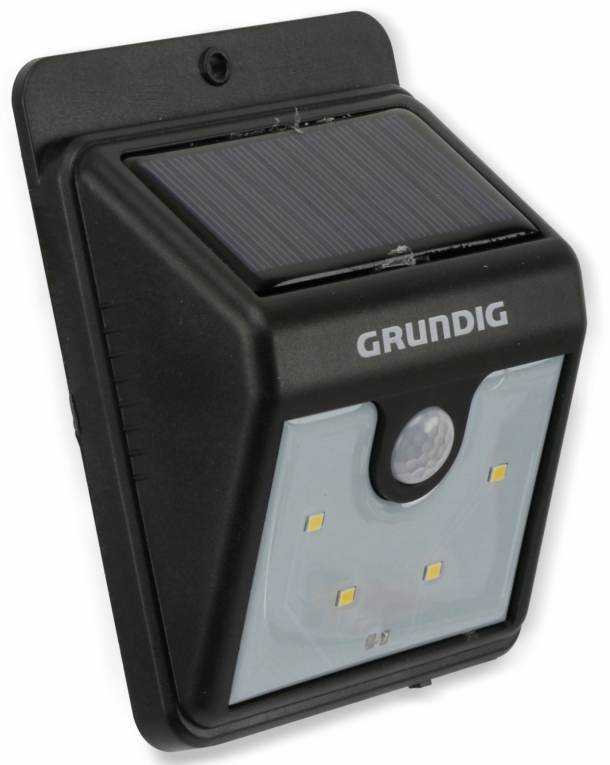 Grundig Solar-LED Wandleuchte 06999, mit Sensor, 40 Lm, schwarz