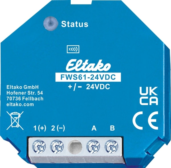 ELTAKO Funk-Wetterdaten-Sendemodul FWS61, 24V DC