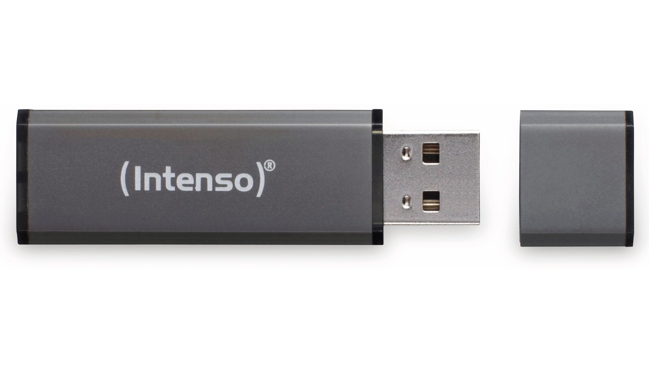 INTENSO USB 2.0 Speicherstick Alu Line, anthrazit, 64 GB