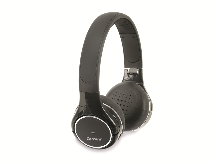 On-Ear Headset CARRERA, Falt-Design, schwarz